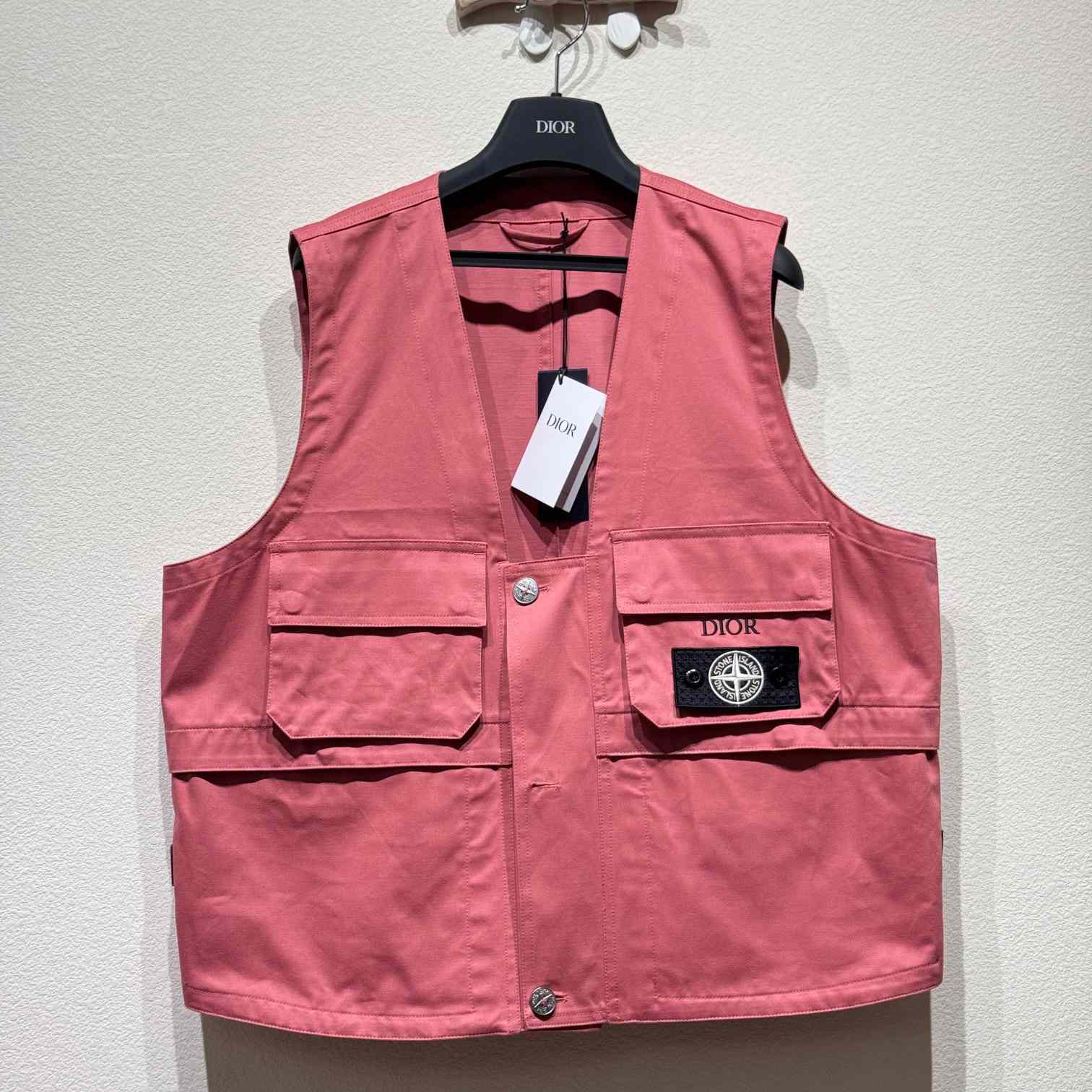 Dior And Stone Island Vest - DesignerGu