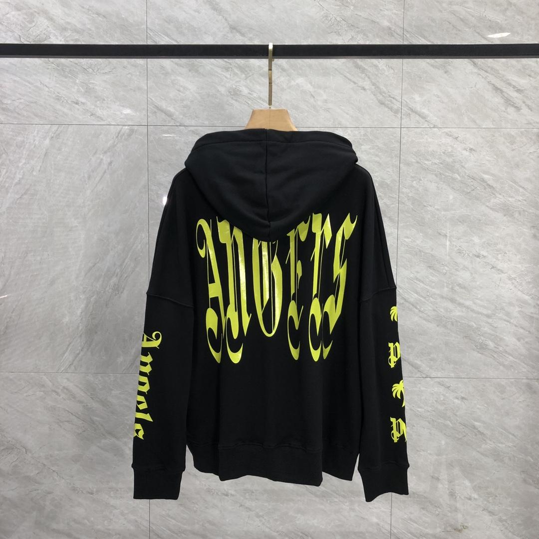 Palm Angels Black Vertigo Hoodie - DesignerGu