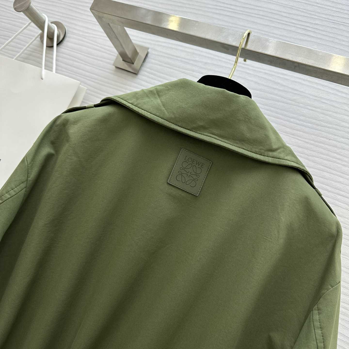 Loewe Short Parka In Cotton - DesignerGu