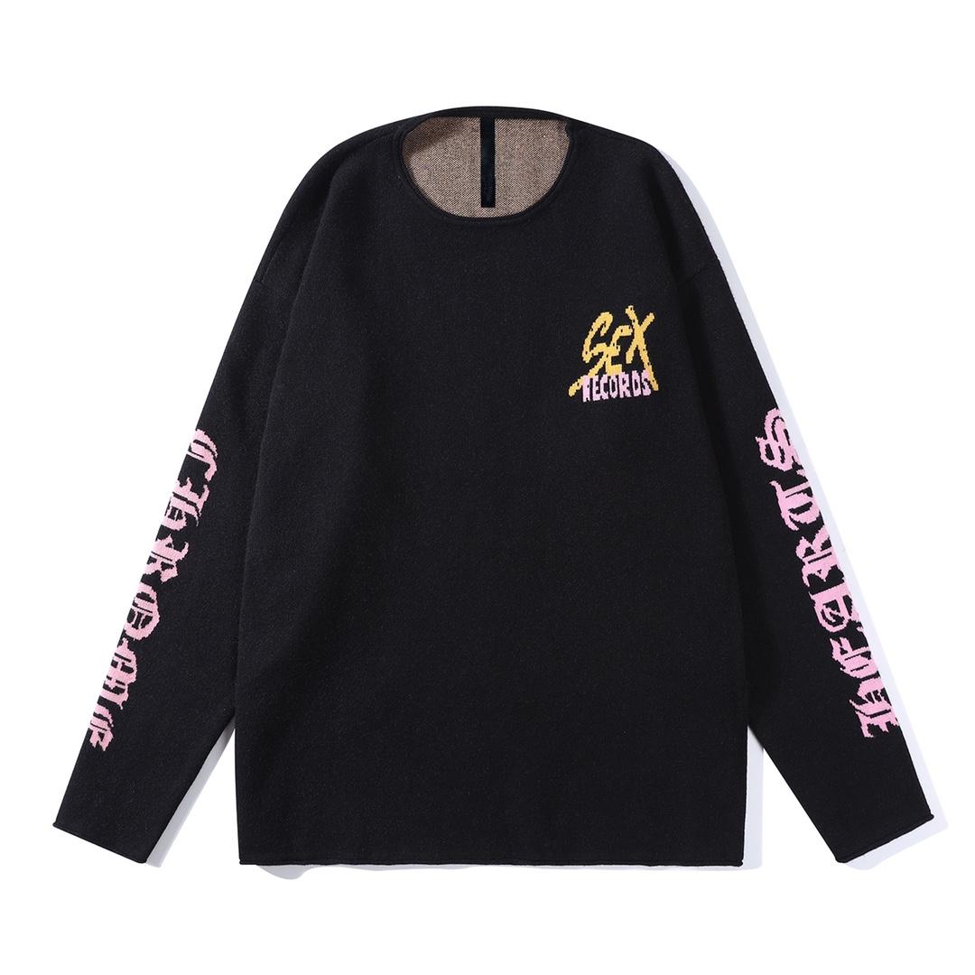 Chrome Heart Matty Boy Sex Records Cashmere Sweater - DesignerGu