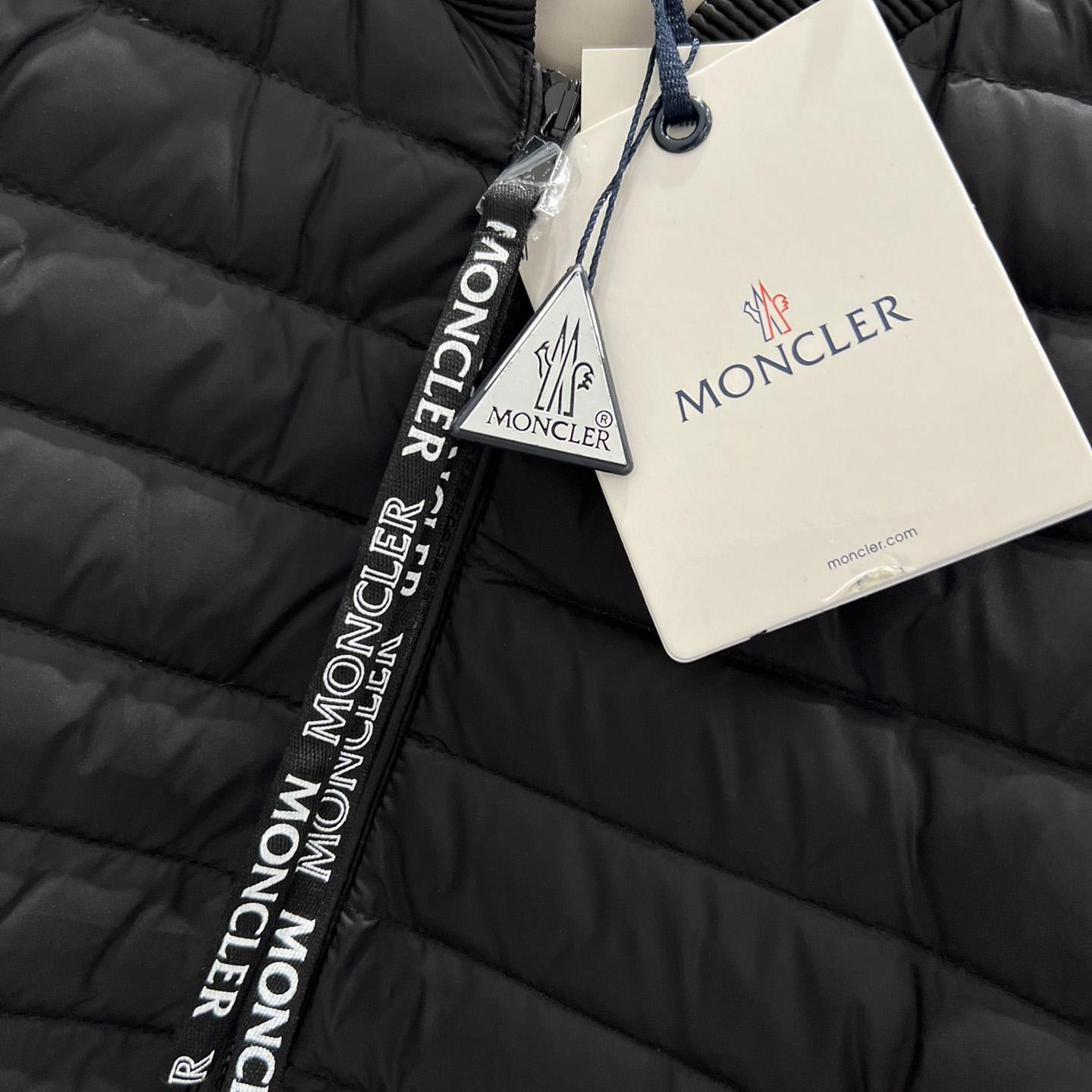 Moncler Blenca Black Puffer Jacket - DesignerGu