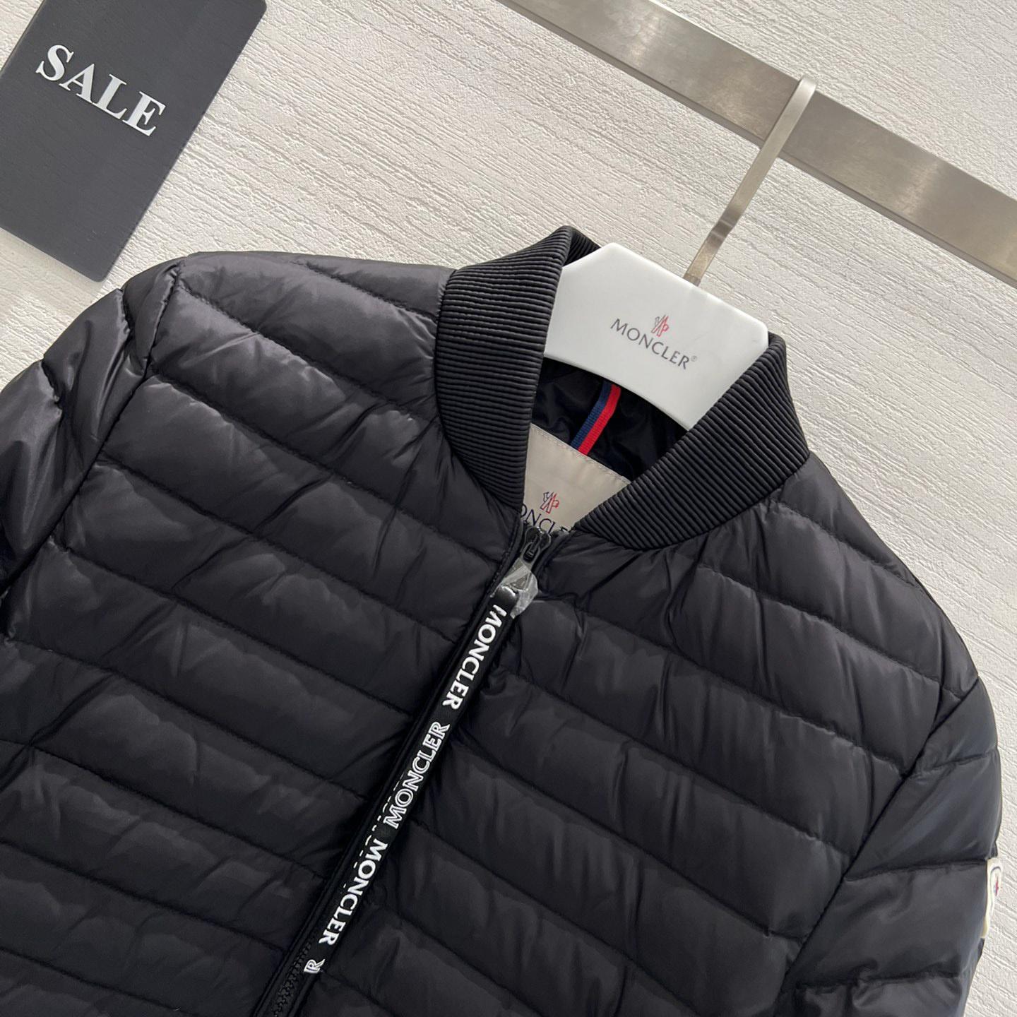 Moncler Blenca Black Puffer Jacket - DesignerGu