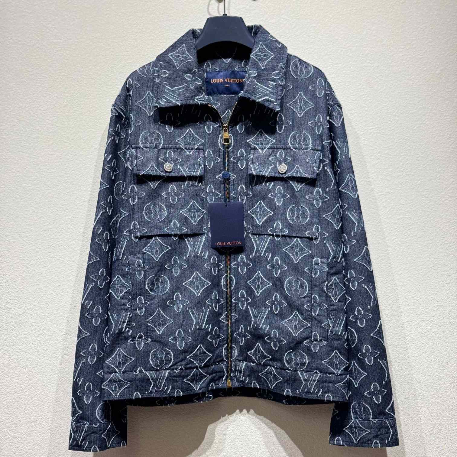 Louis Vuitton Monogram Printed Denim Jacket - DesignerGu