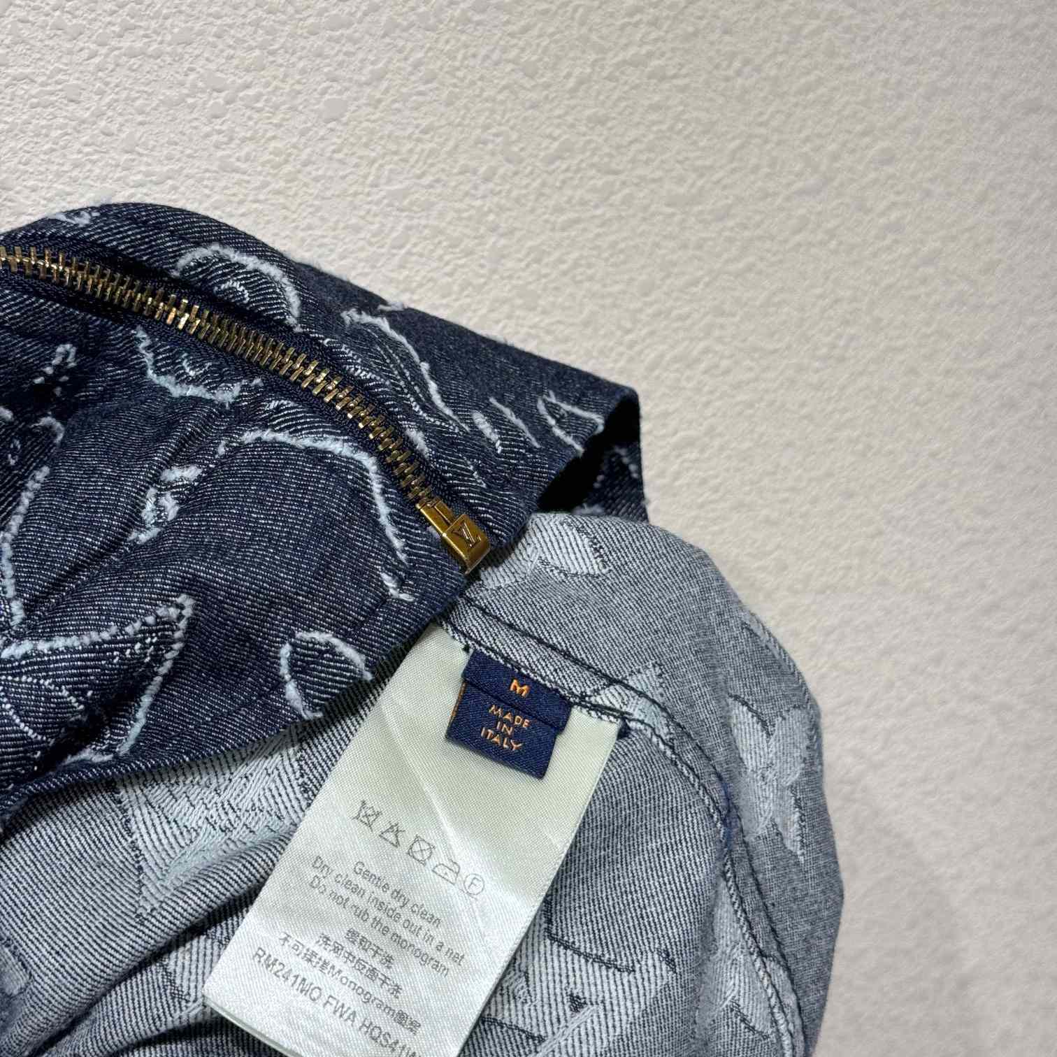 Louis Vuitton Monogram Printed Denim Jacket - DesignerGu