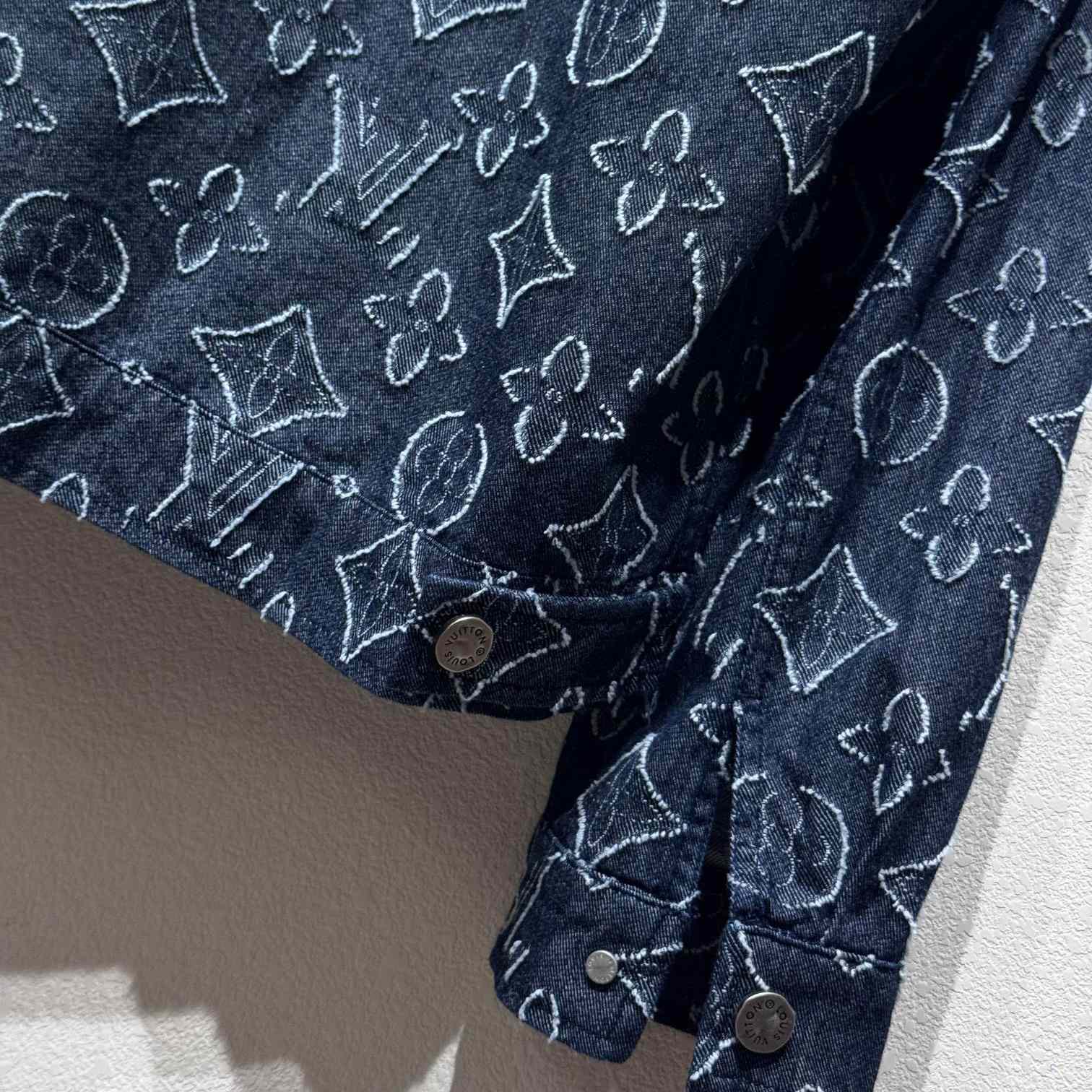 Louis Vuitton Monogram Printed Denim Jacket - DesignerGu