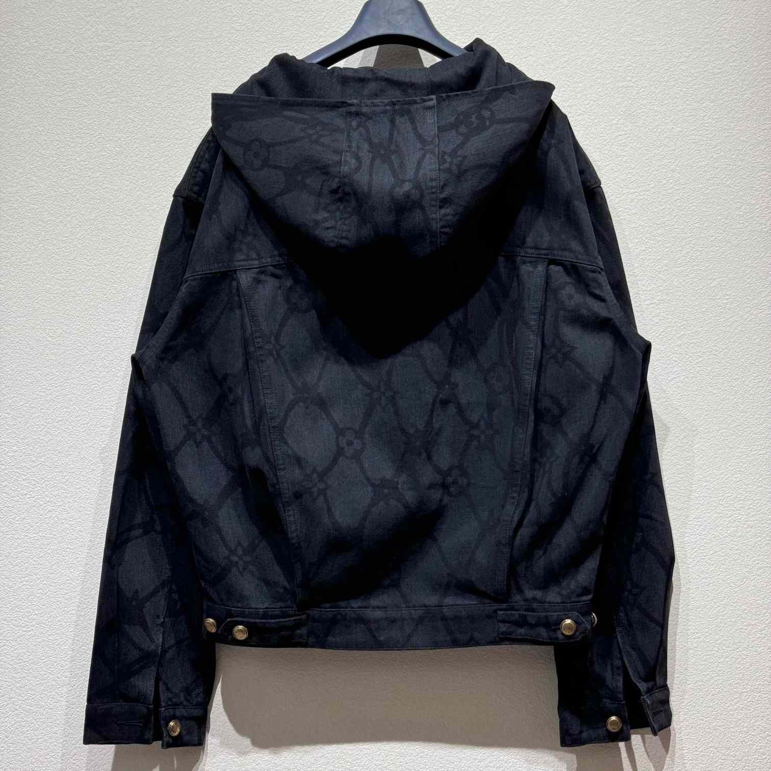 Louis Vuitton Monogram Denim Hooded Blouson   1AFQBQ - DesignerGu