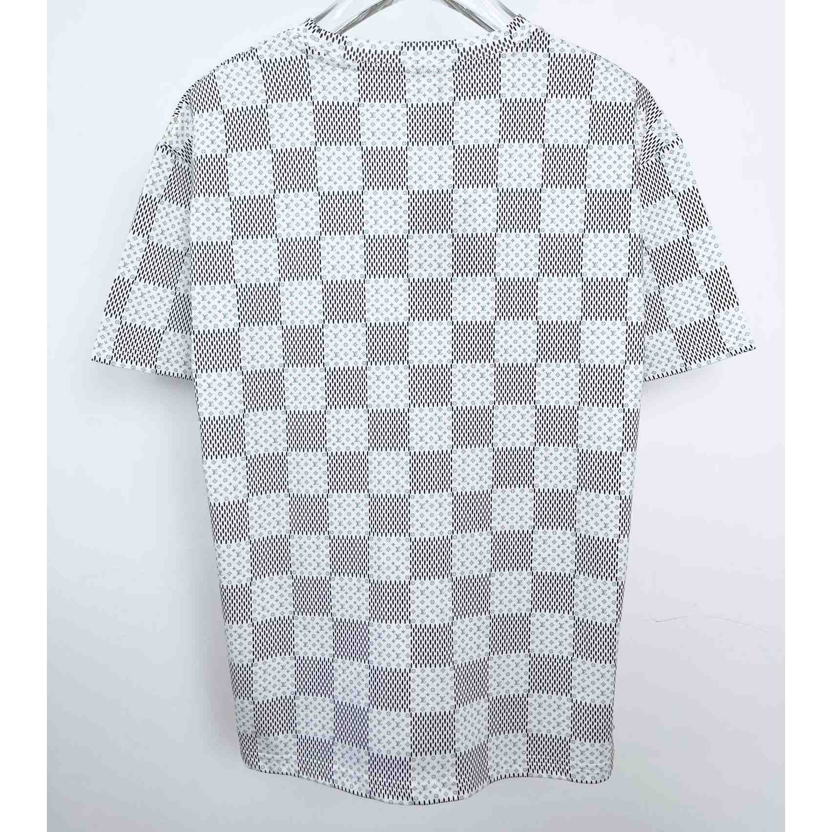 Louis Vuitton Printed Short-Sleeved Cotton T-Shirt - DesignerGu