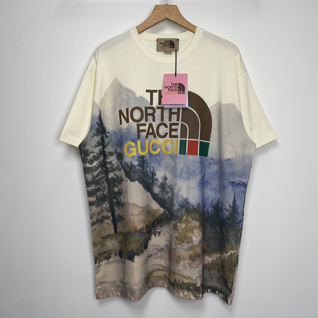 Gucci x The North Face Cotton Jersey T-shirt - DesignerGu