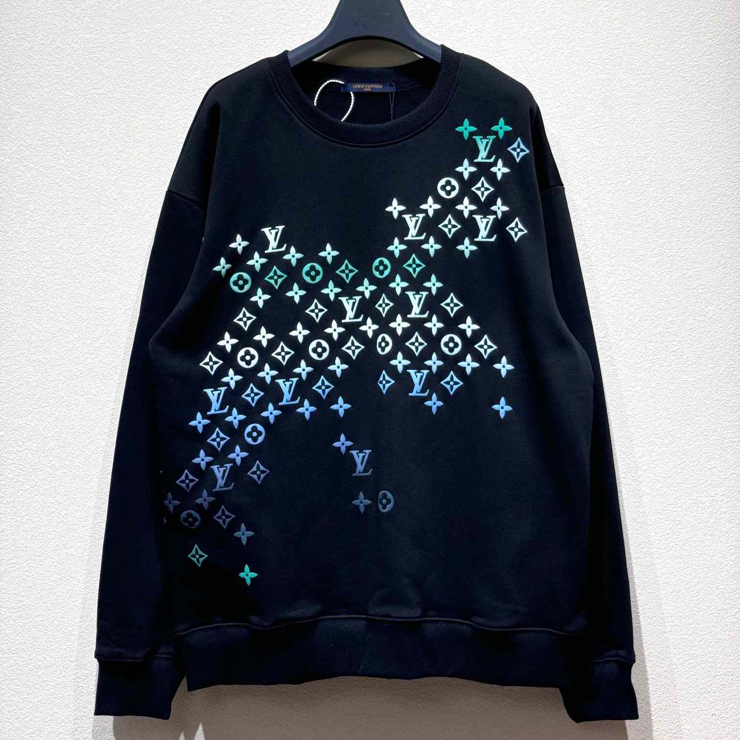 Louis Vuitton Embroidered Cotton Sweatshirt - DesignerGu