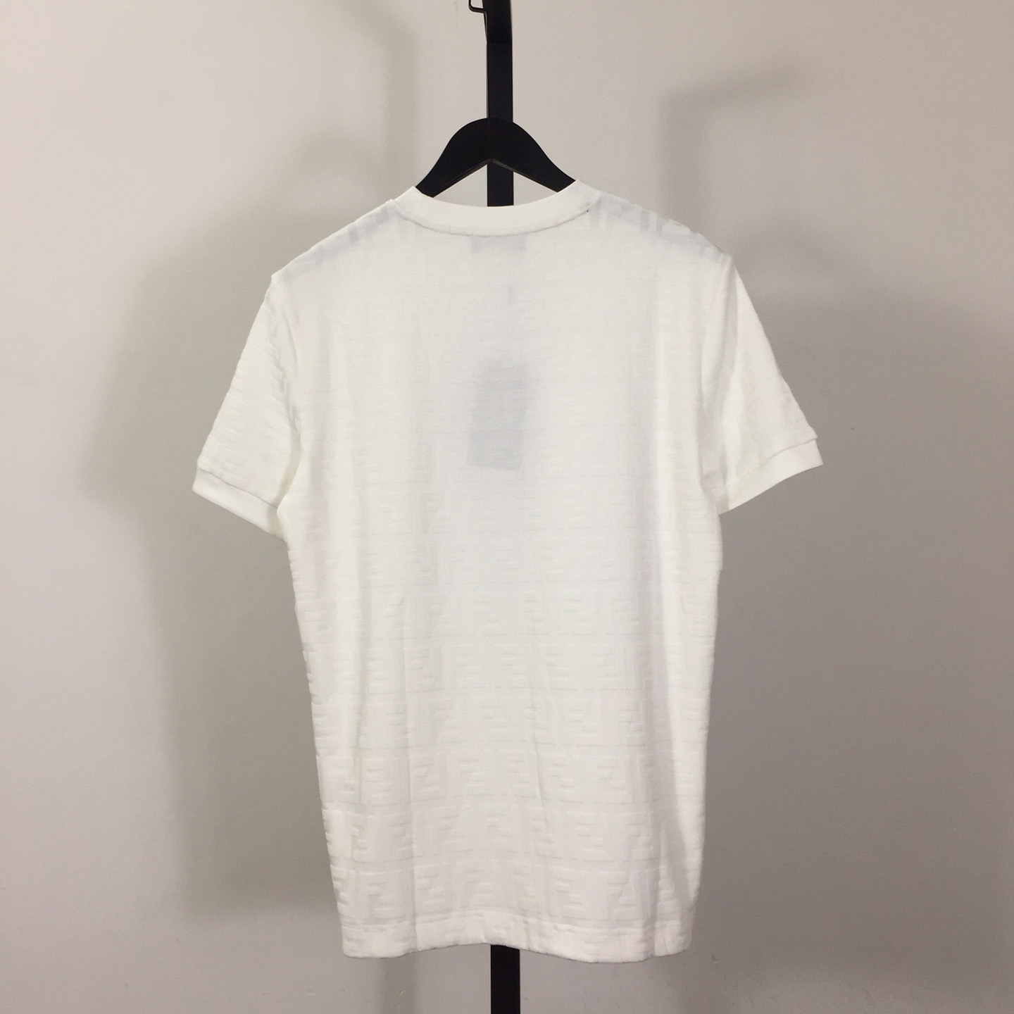 Fendi T-shirt In White Piqué - DesignerGu