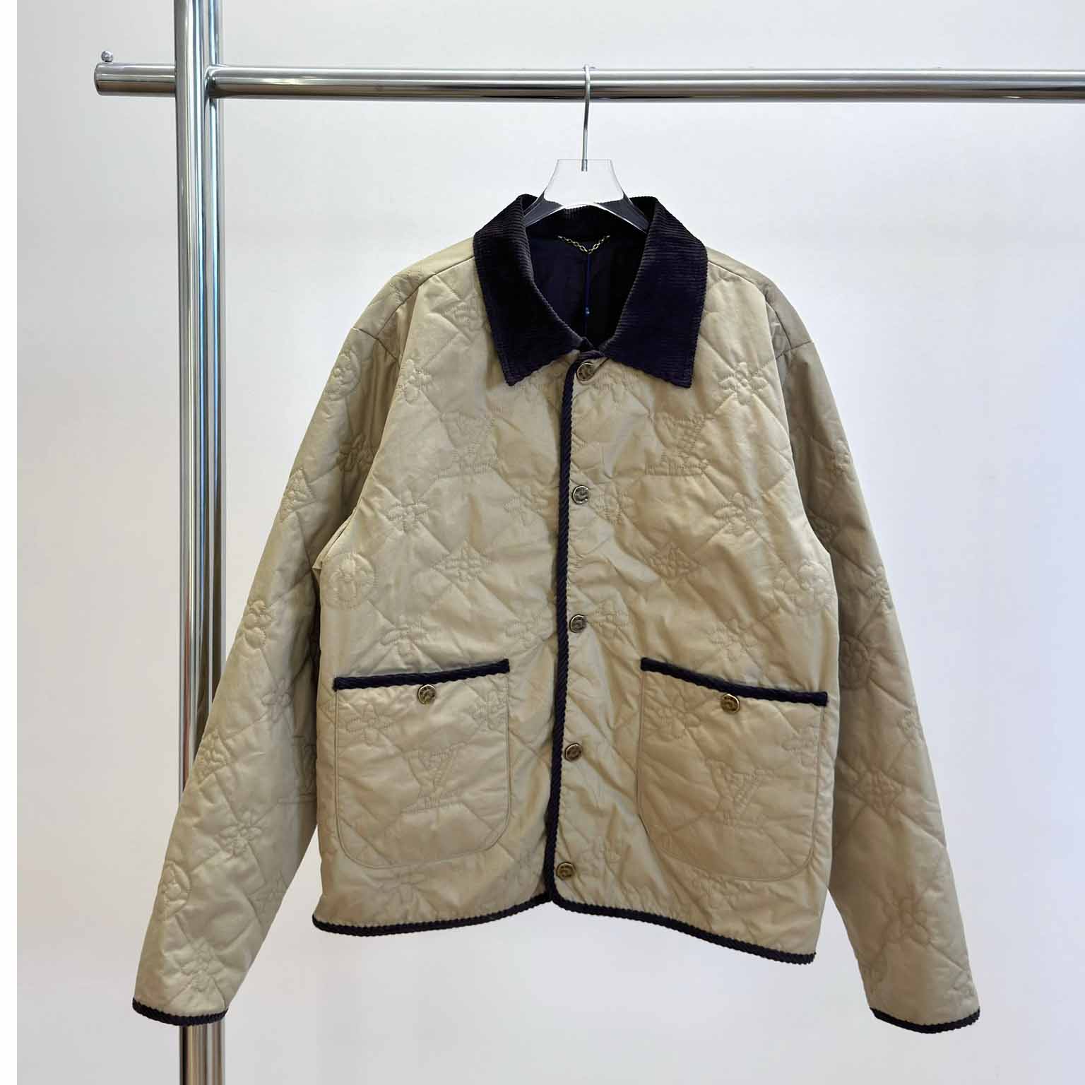 Louis Vuitton Monogram Padded Cotton Jacket - DesignerGu