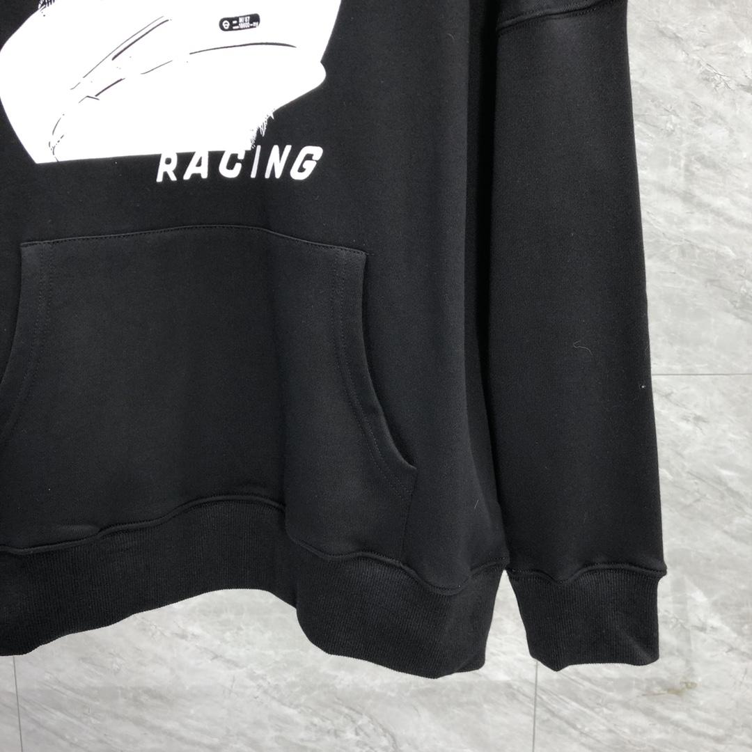 Palm Angels Racing Helmet Hoodie - DesignerGu