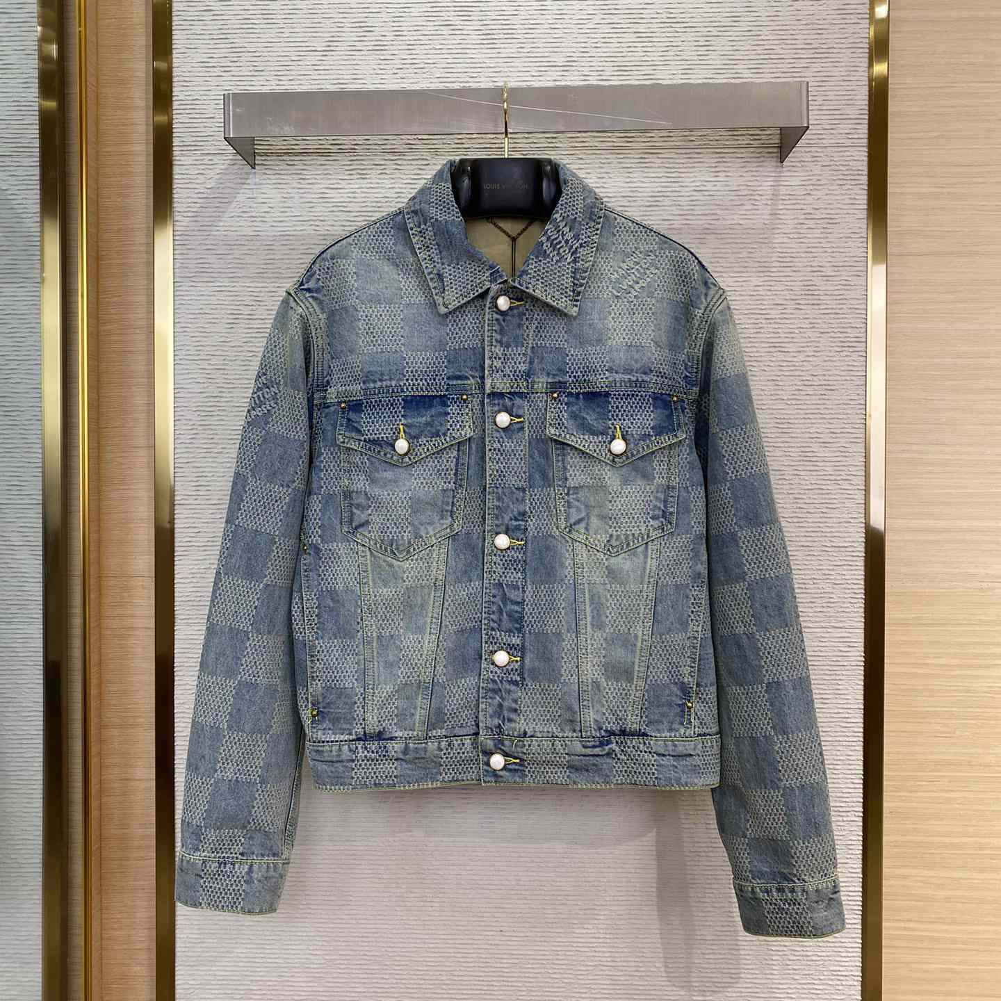 Louis Vuitton Damier Denim Jacket - DesignerGu