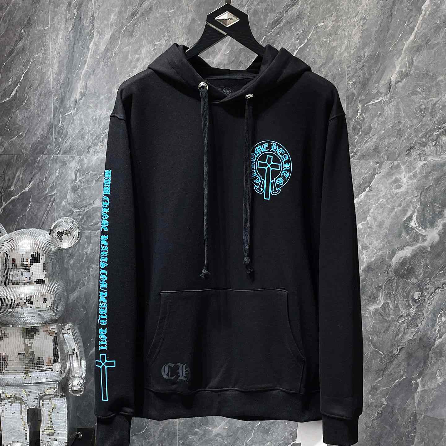 Chrome Hearts Chomper Black Hoodie - DesignerGu