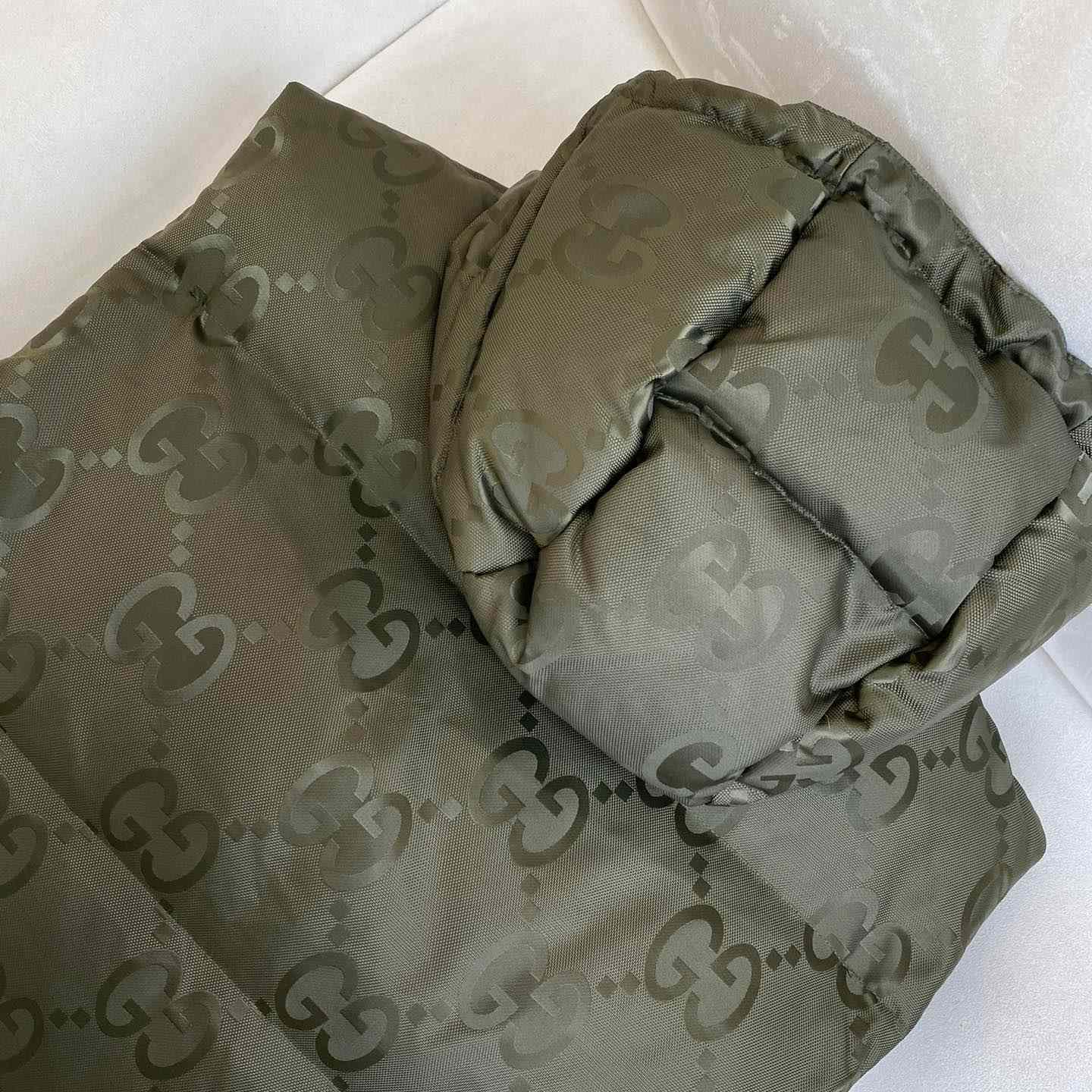 Gucci Jumbo GG Canvas Down Vest - DesignerGu