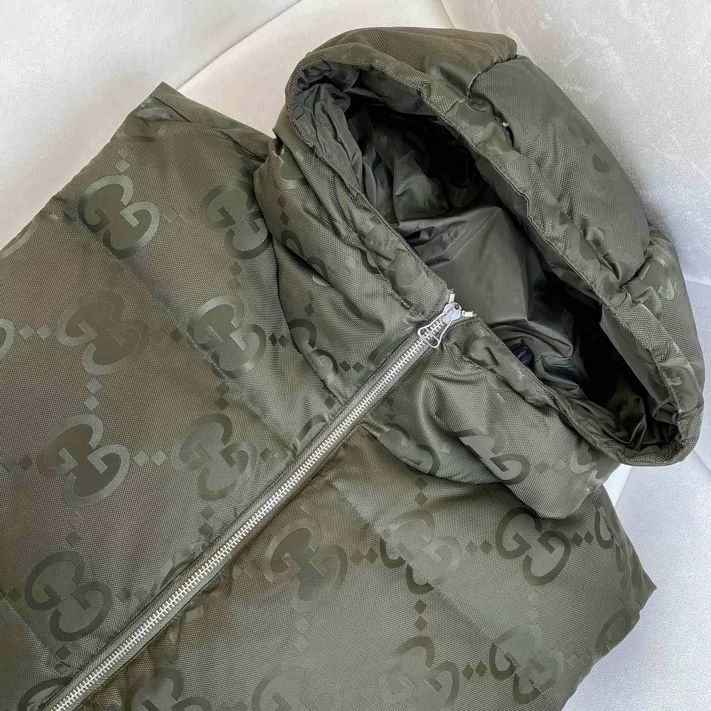 Gucci Jumbo GG Canvas Down Vest - DesignerGu