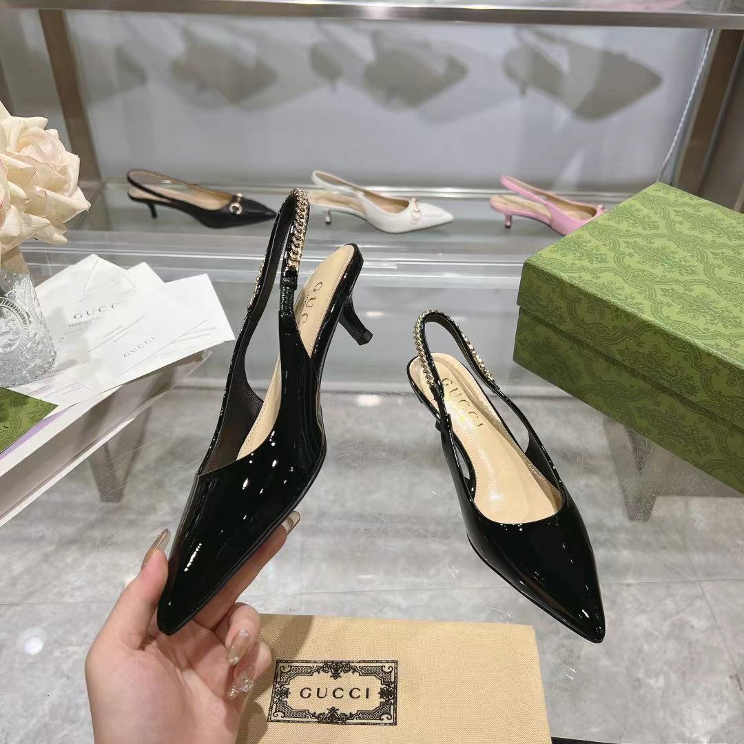 Gucci Signoria Slingback Pump - DesignerGu