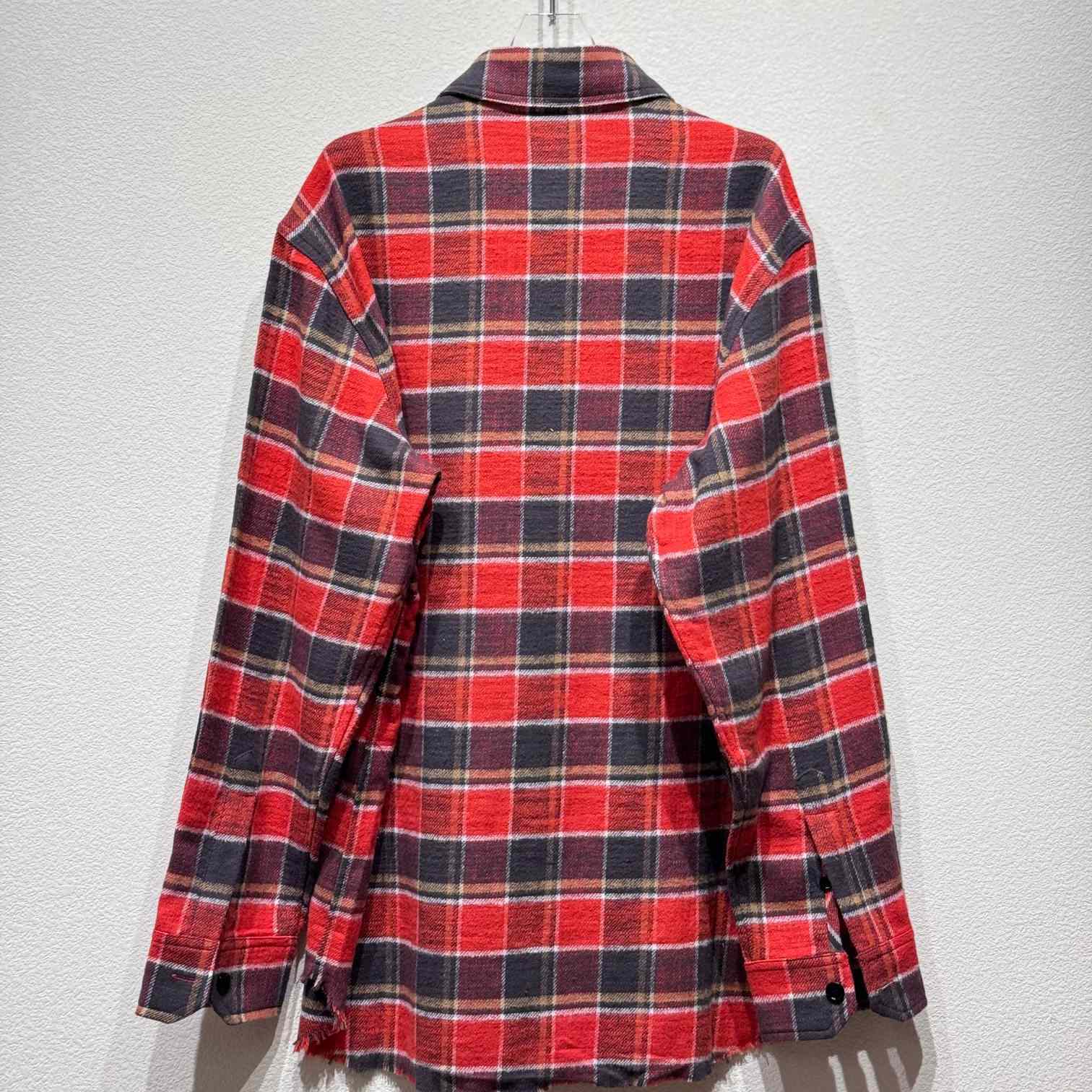 Celine Oversized Shirt In Checked Cotton  - DesignerGu