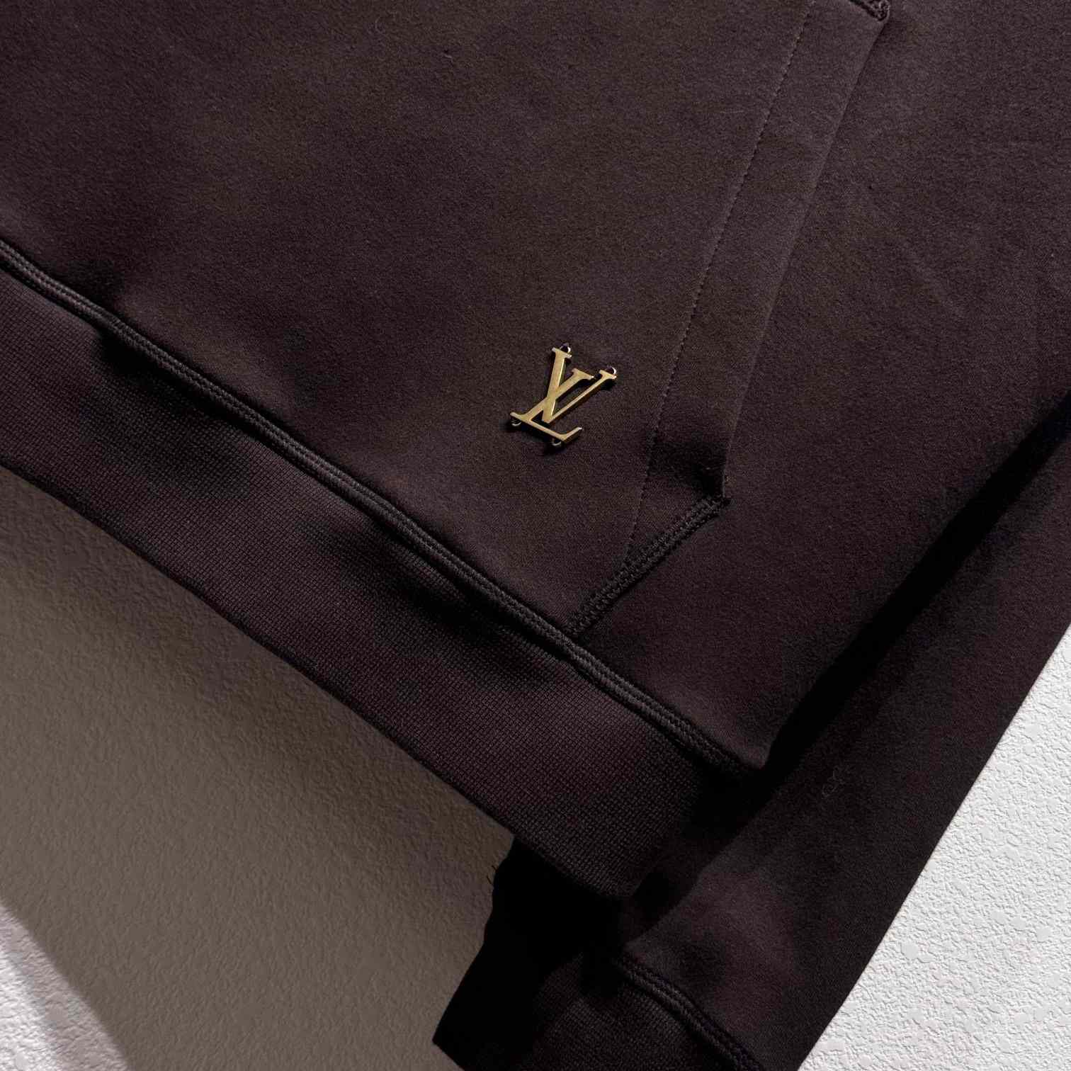 Louis Vuitton Embellished Cotton Hoodie   1AFWVV - DesignerGu