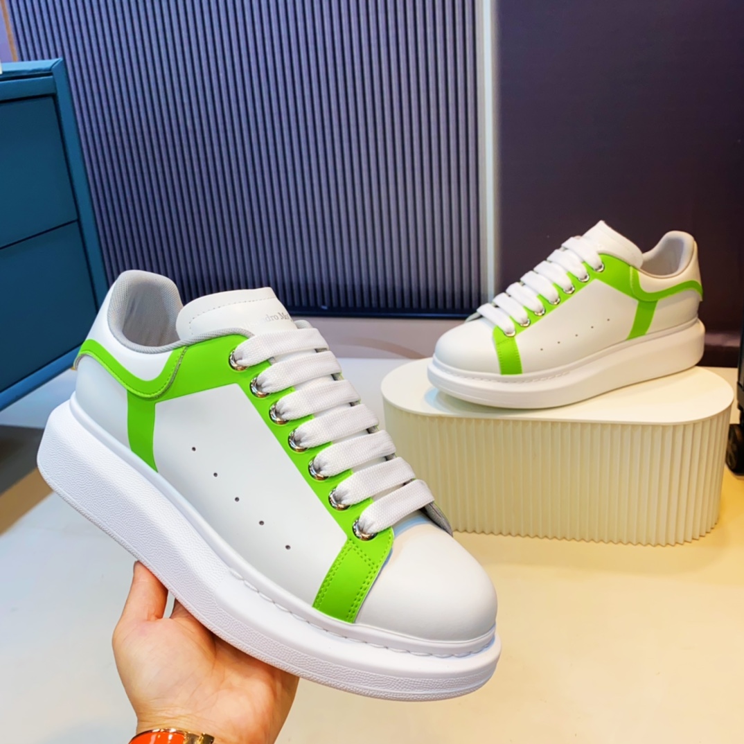 Alexander Mcqueen Oversized Sneaker 'White Green Ombre' - DesignerGu