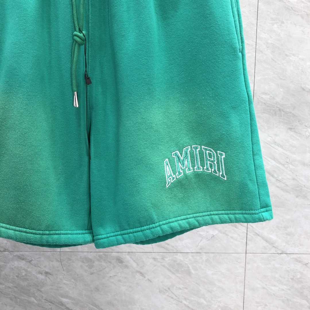 Amiri Logo-print Drawstring-waistband Shorts - DesignerGu