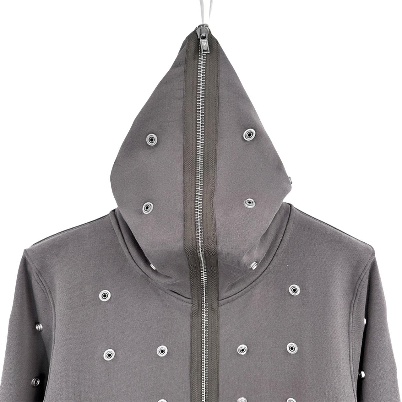 Rick Owens DRKSHDW Stud-detailing Zipped Hoodie - DesignerGu