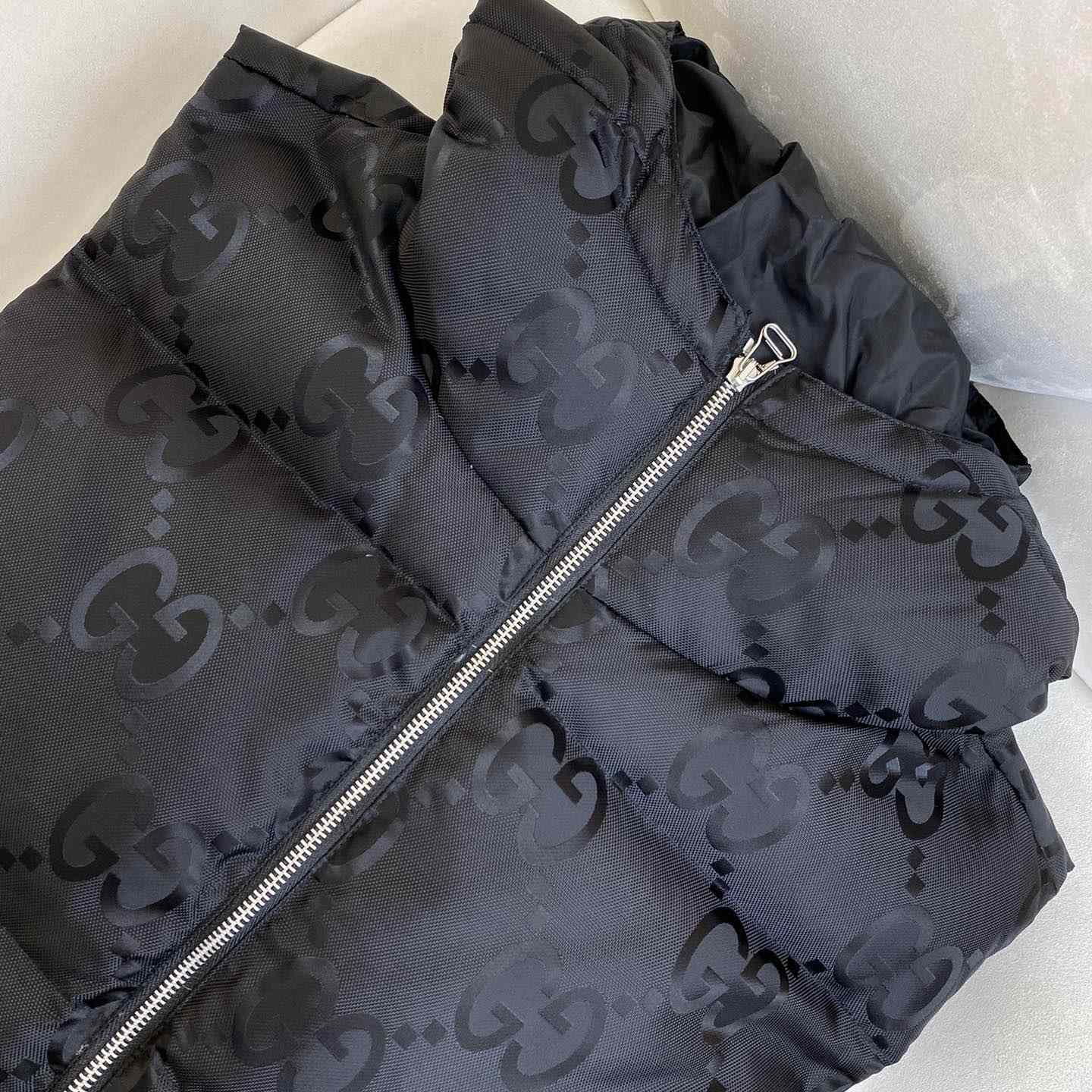 Gucci Jumbo GG Canvas Down Vest - DesignerGu