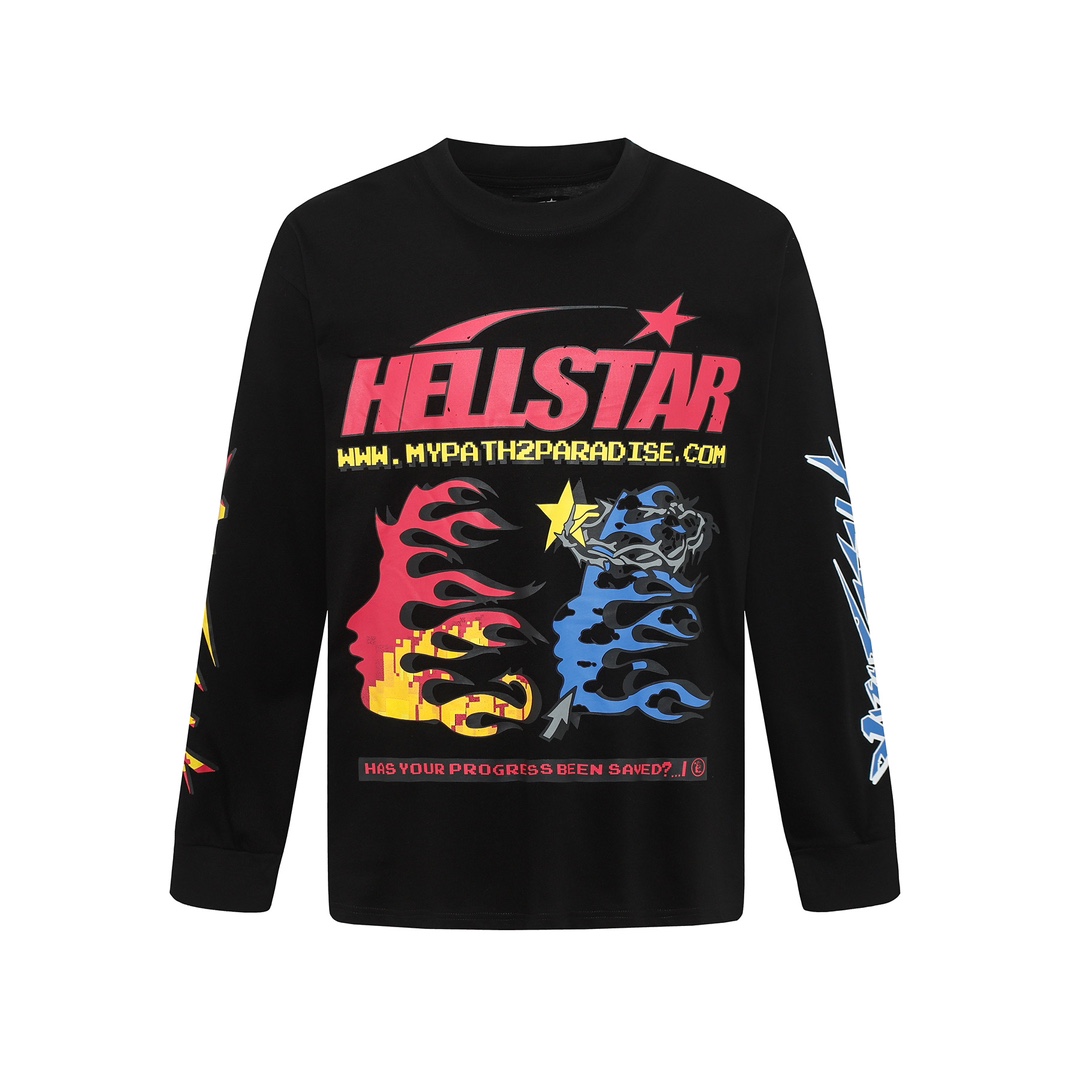 Hellstar Pixel Long Sleeve T-Shirt - DesignerGu