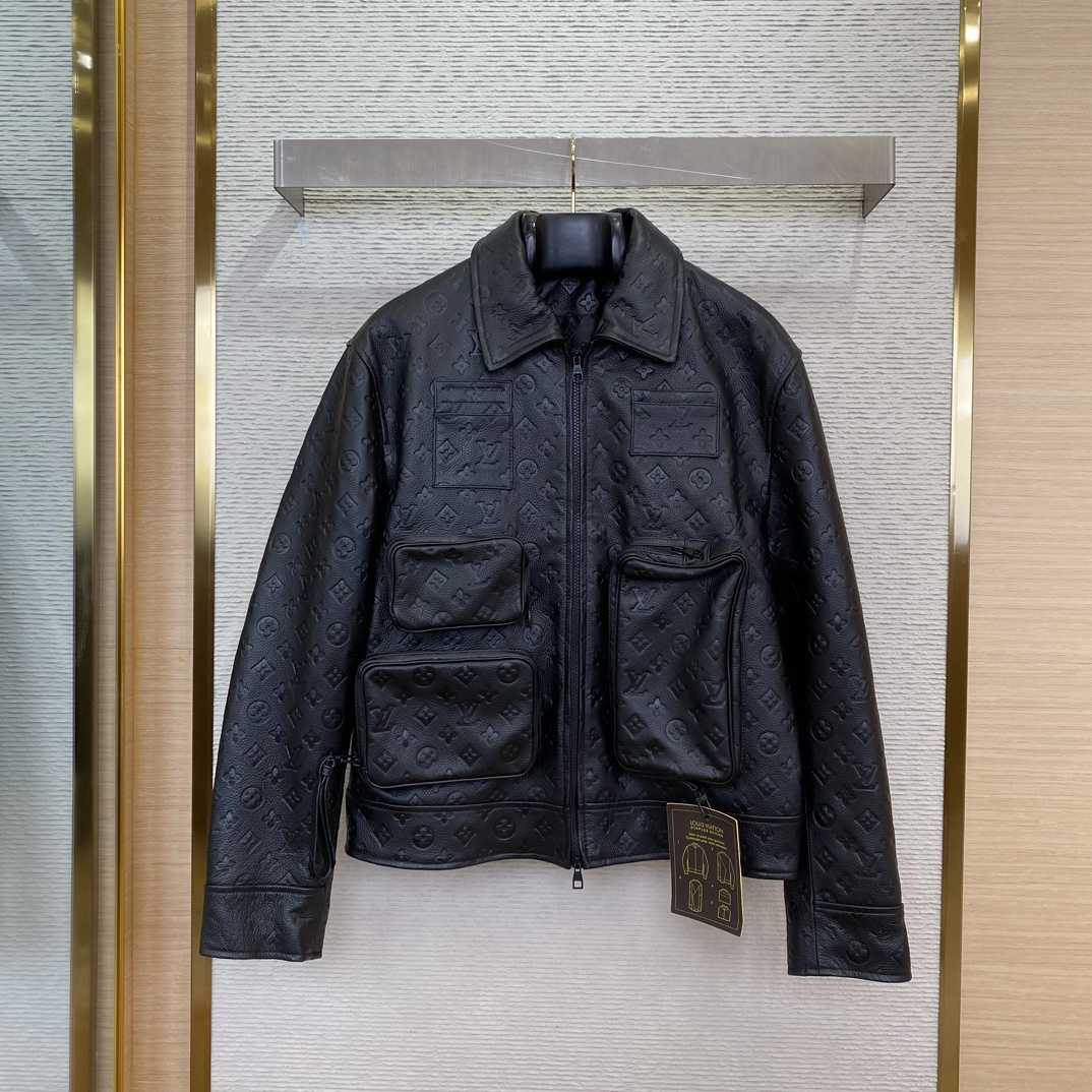 Louis Vuitton Monogram Embossed Utility Jacket    - DesignerGu