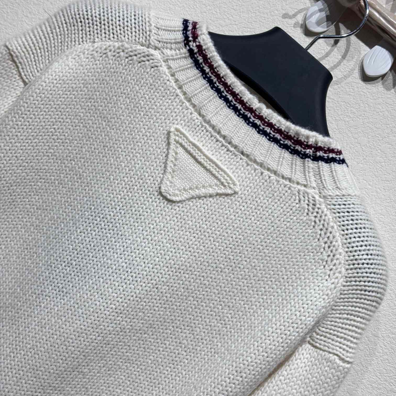 Prada Stripe-trim Cashmere Cardigan - DesignerGu