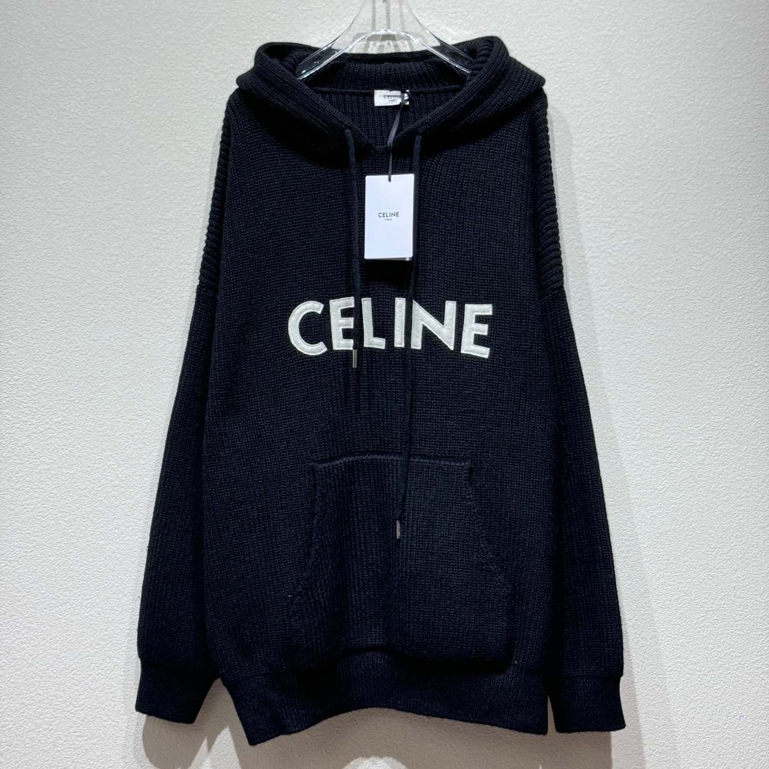 Celine Sweater In Ribbed Wool - DesignerGu