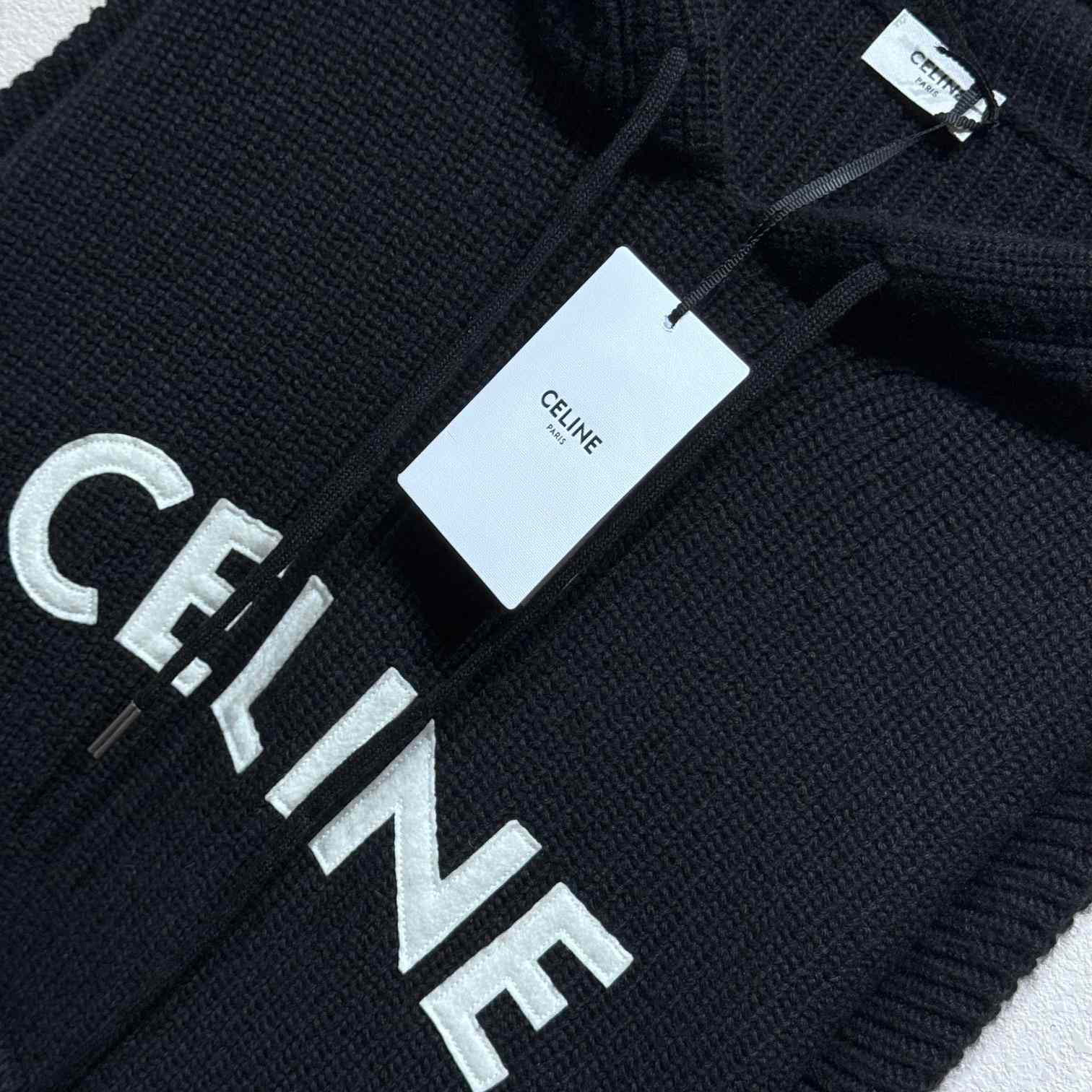 Celine Sweater In Ribbed Wool - DesignerGu