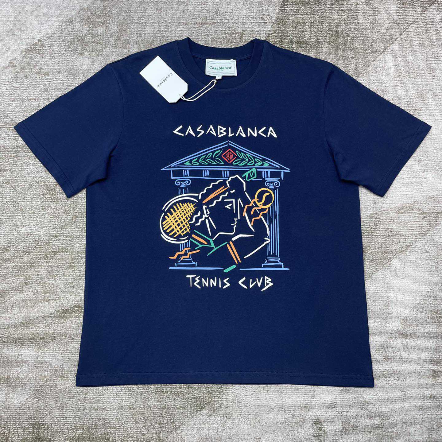 Casablanca Temple Regular-Fit Organic-Cotton Jersey T-Shirt   C911 - DesignerGu