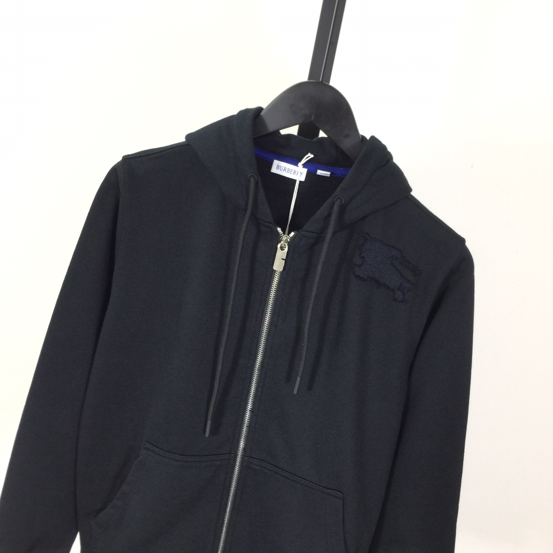 Burberry Ekd Zip-Up Hoodie - DesignerGu