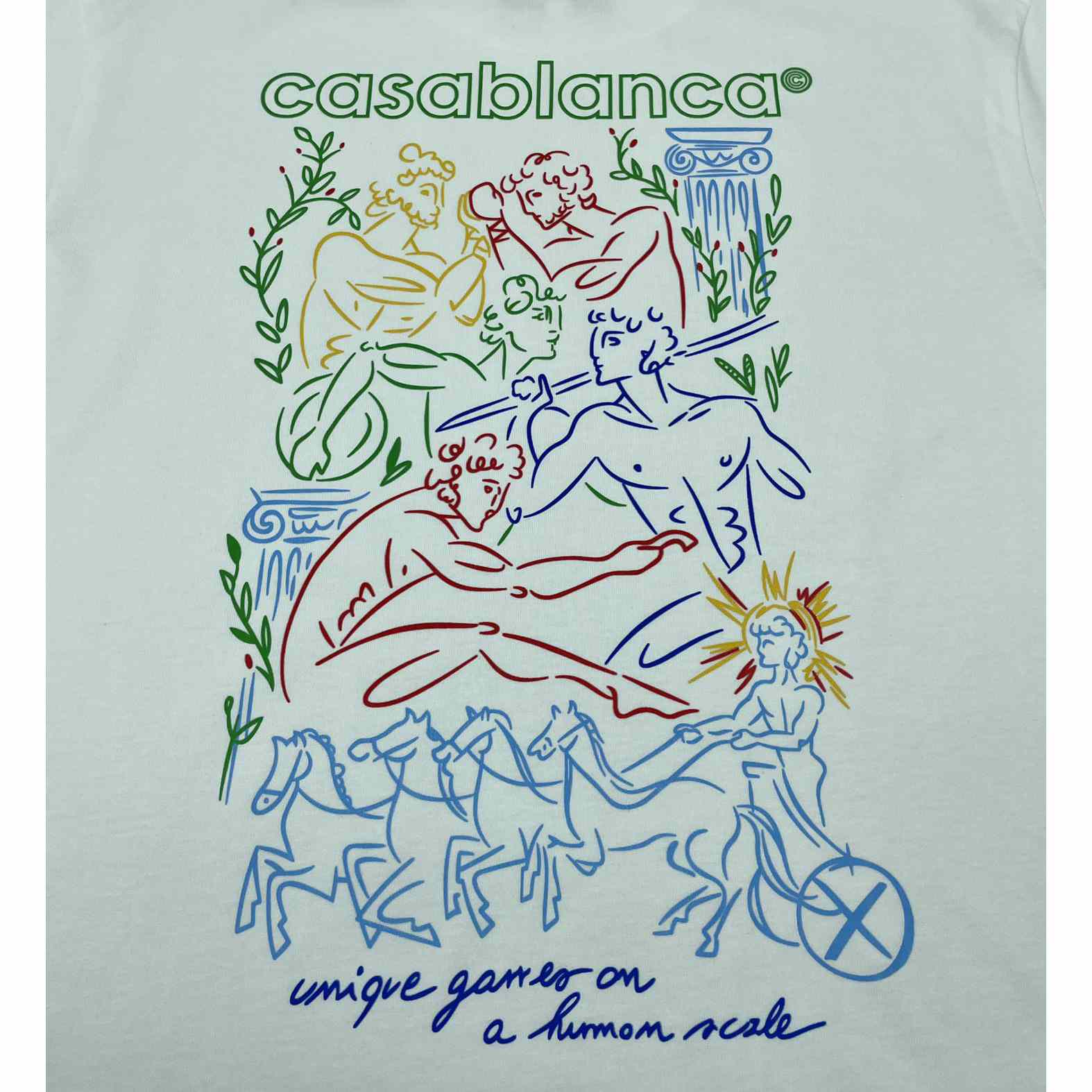 Casablanca Pentathlon T-Shirt   C902 - DesignerGu