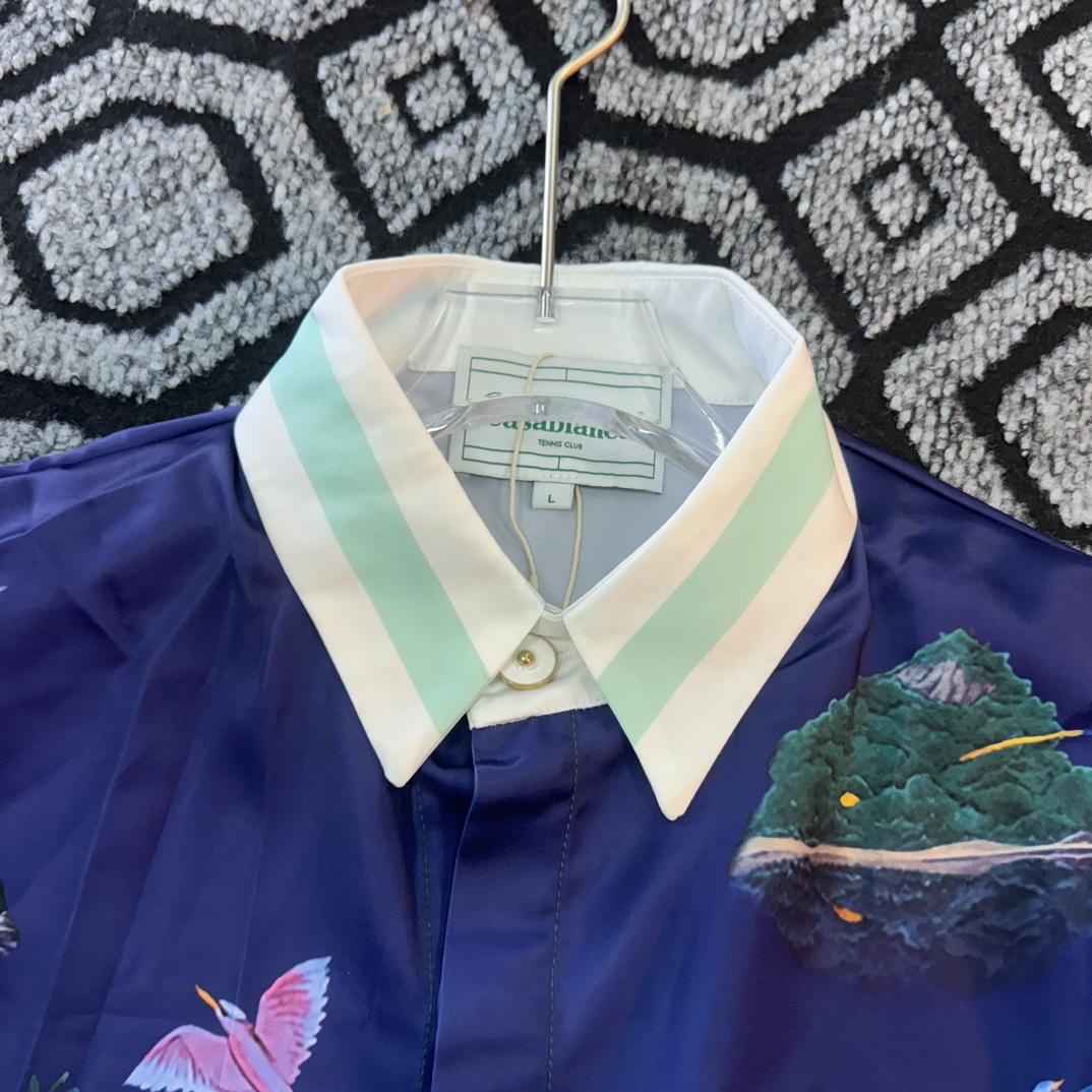 Casablanca Silk-Twill Shirt - DesignerGu