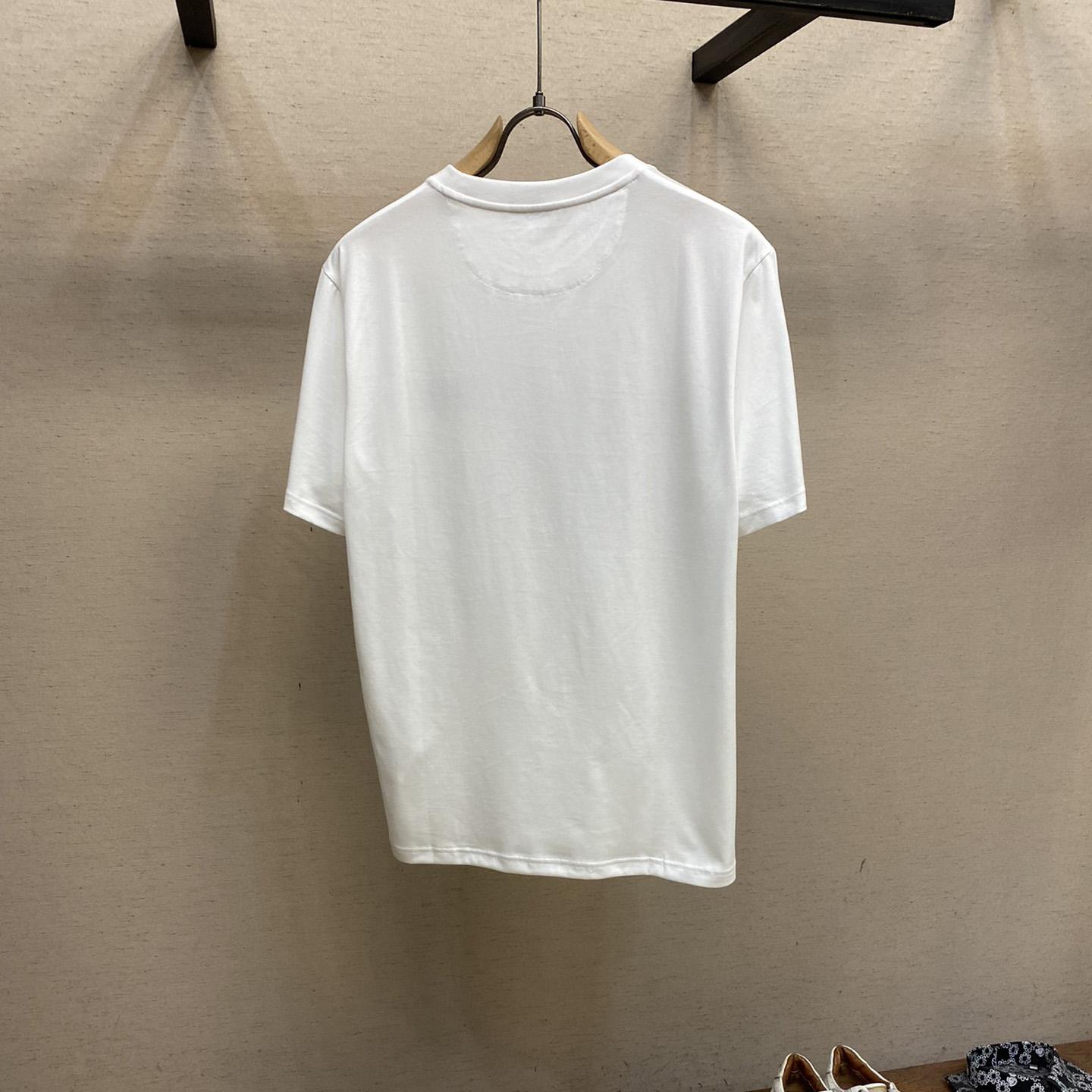  Valenti Cotton T-shirt with VLogo Signature Patch - DesignerGu