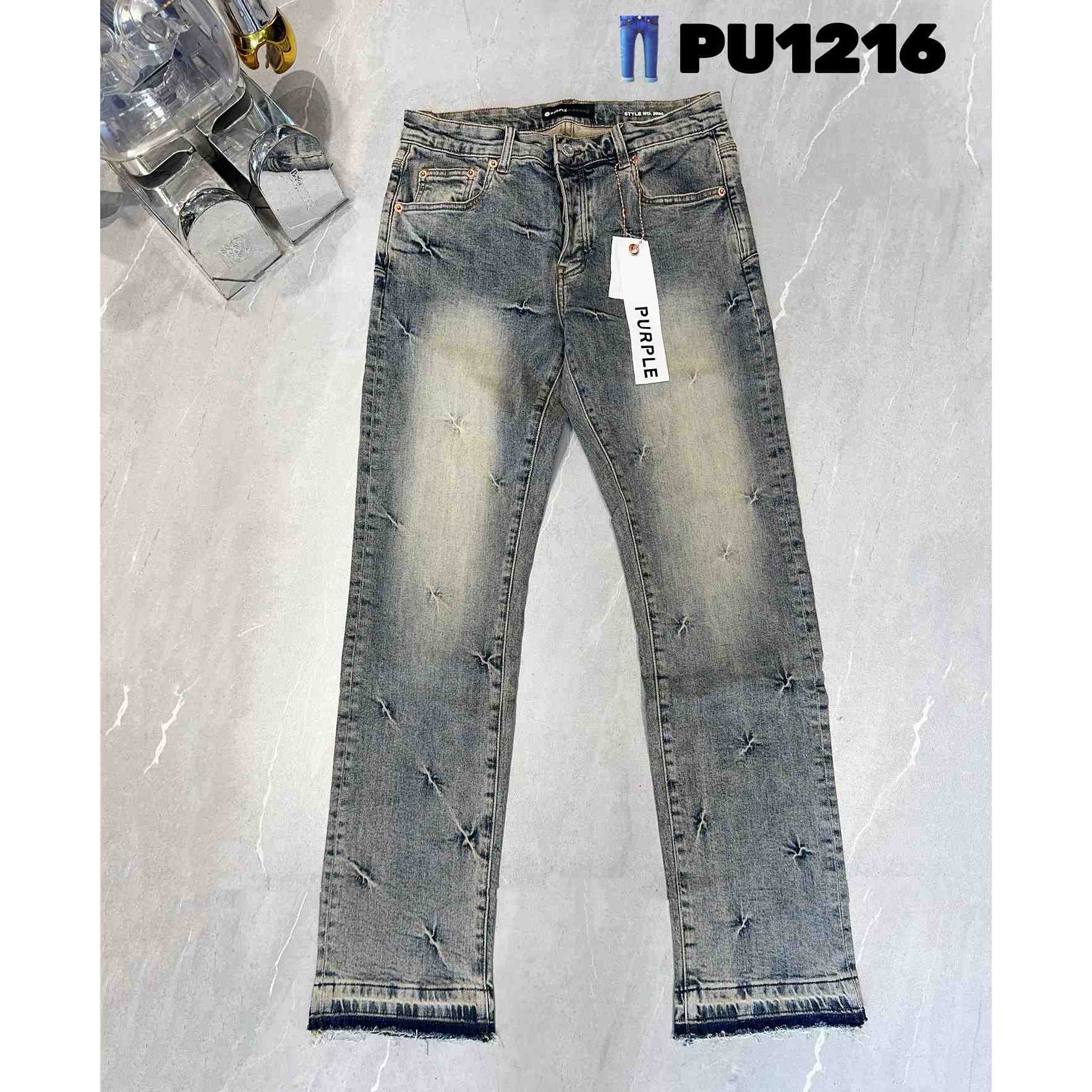 Purple-Brand Jeans   PU1216 - DesignerGu