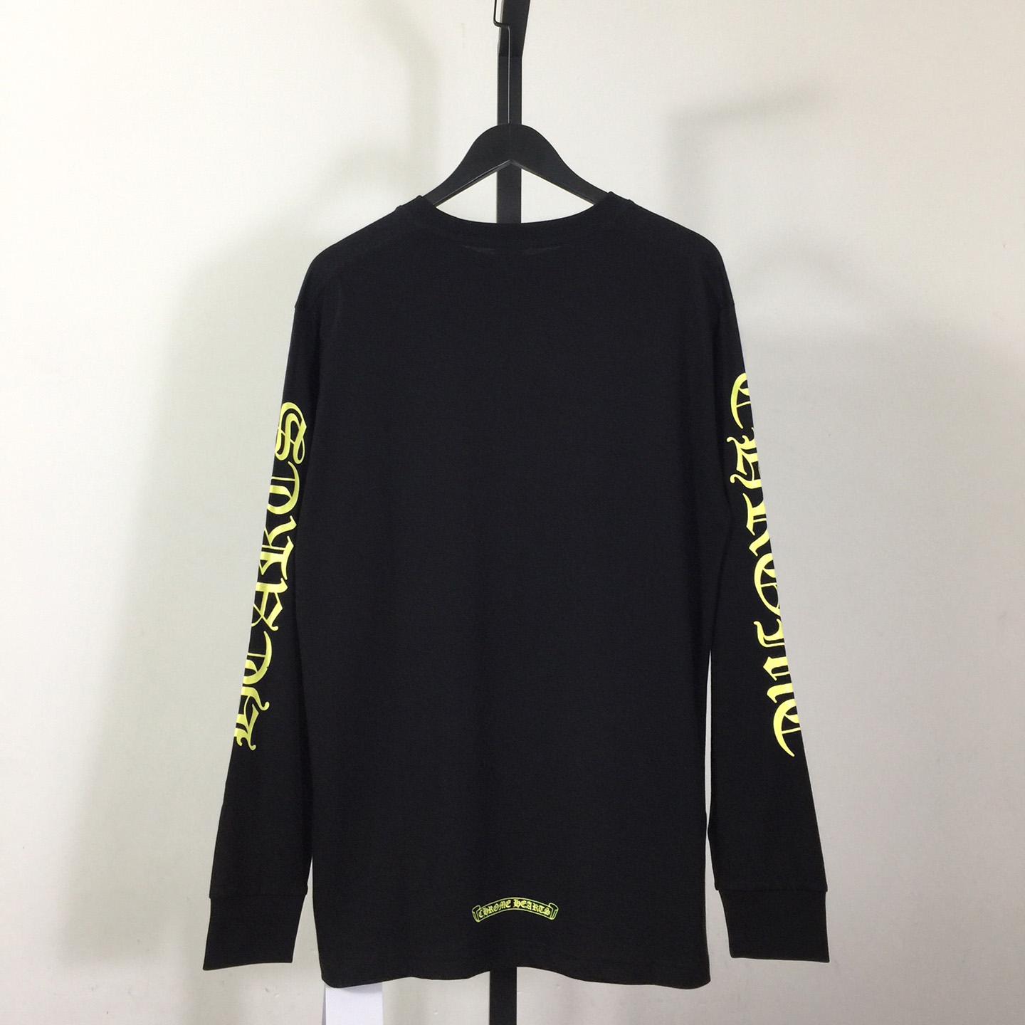 Chrome Hearts Neck Logo Long-Sleeve Tee - DesignerGu