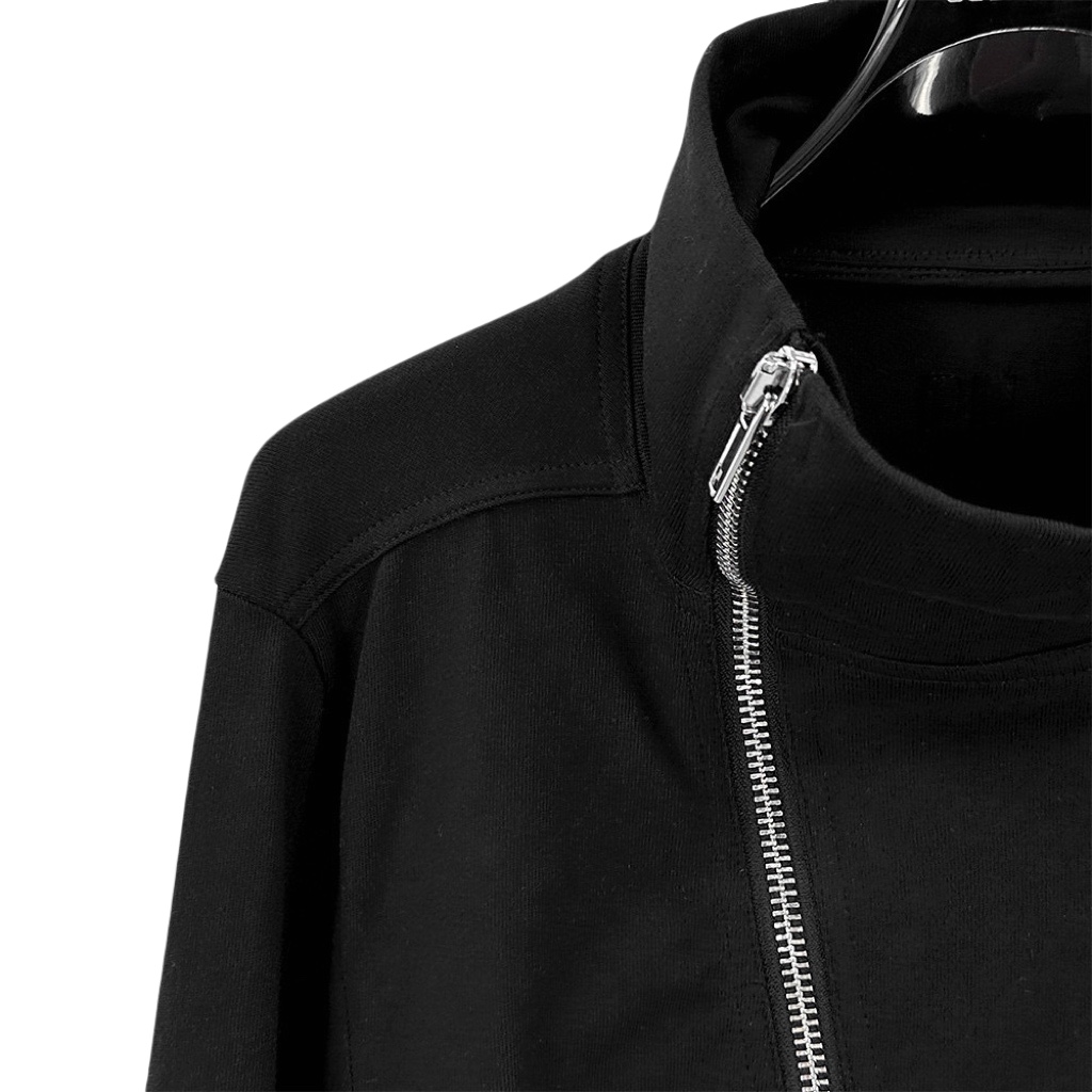 Rick Owens Off-centre Zip-up Jacket - DesignerGu