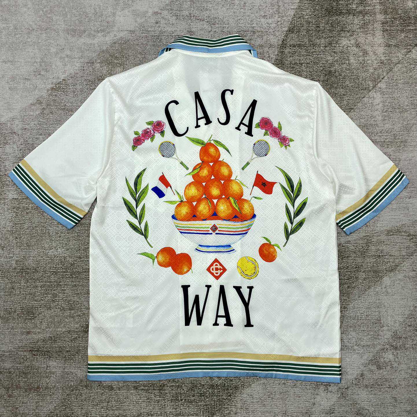 Casablanca Casa Way Monogram Shirt   CA3478 - DesignerGu