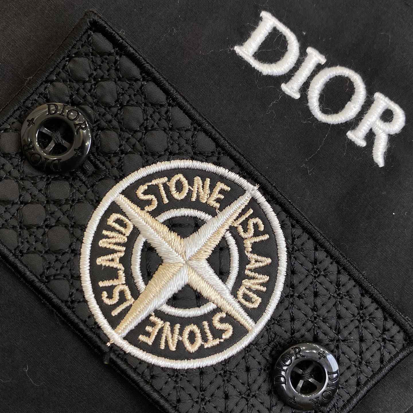 Dior And Stone Island Bomber Jacket - DesignerGu