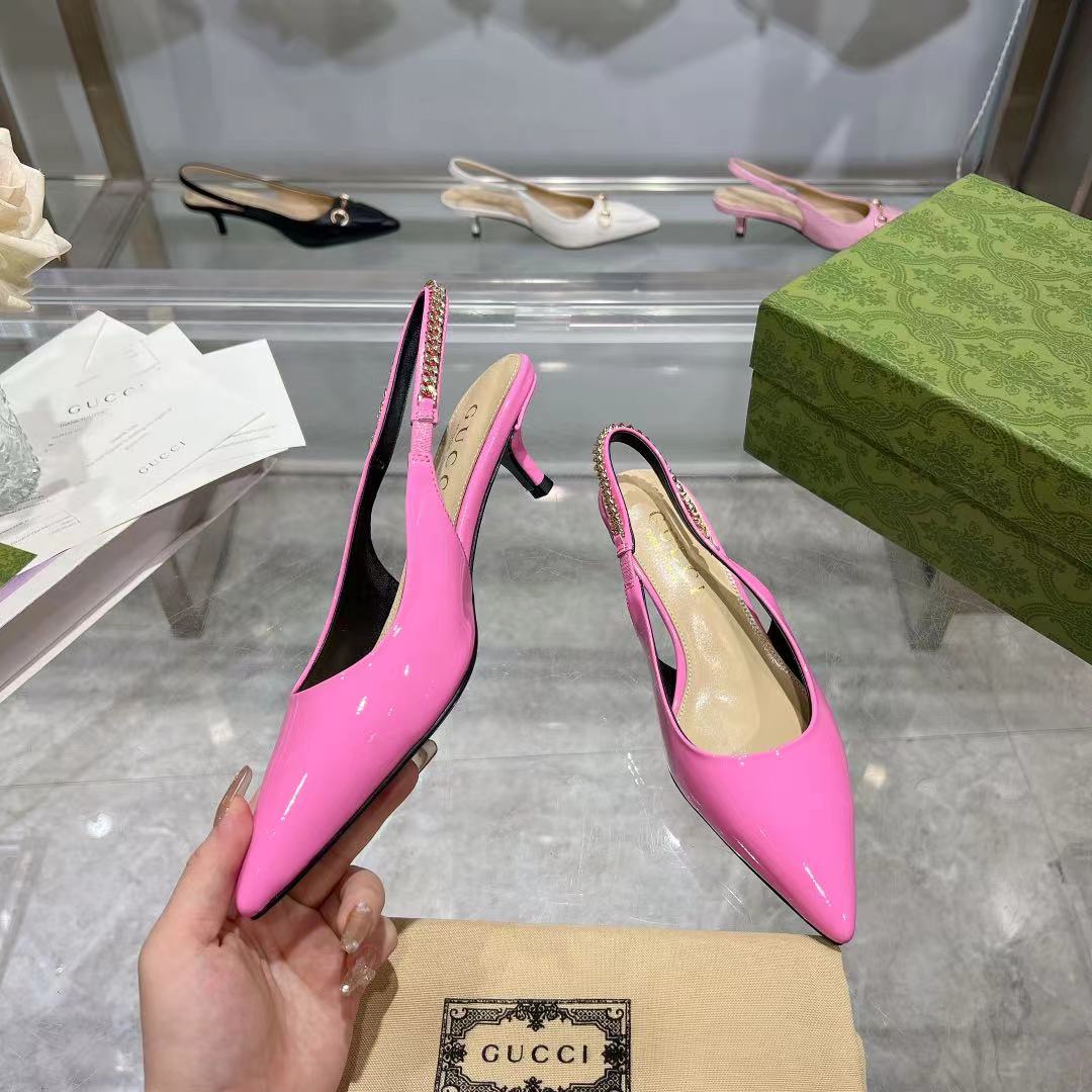 Gucci Signoria Slingback Pump - DesignerGu