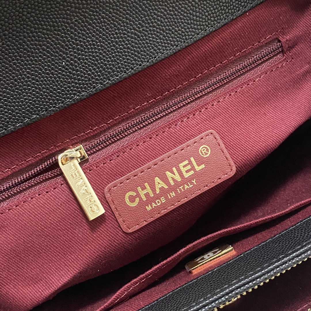 Chanel Flap Bag With Top Handle  19x7x14cm - DesignerGu