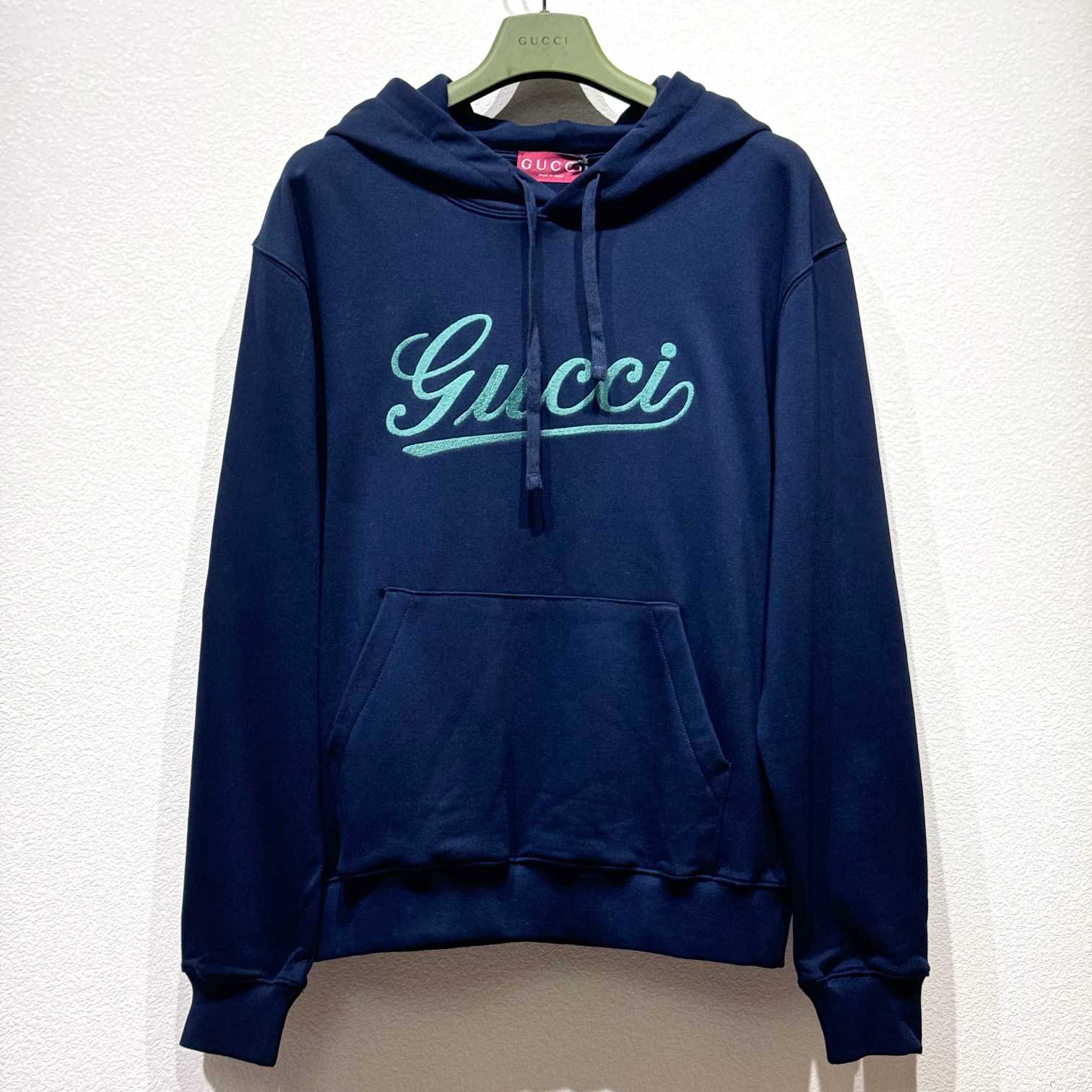 Gucci Cotton Jersey Hooded Sweatshirt - DesignerGu