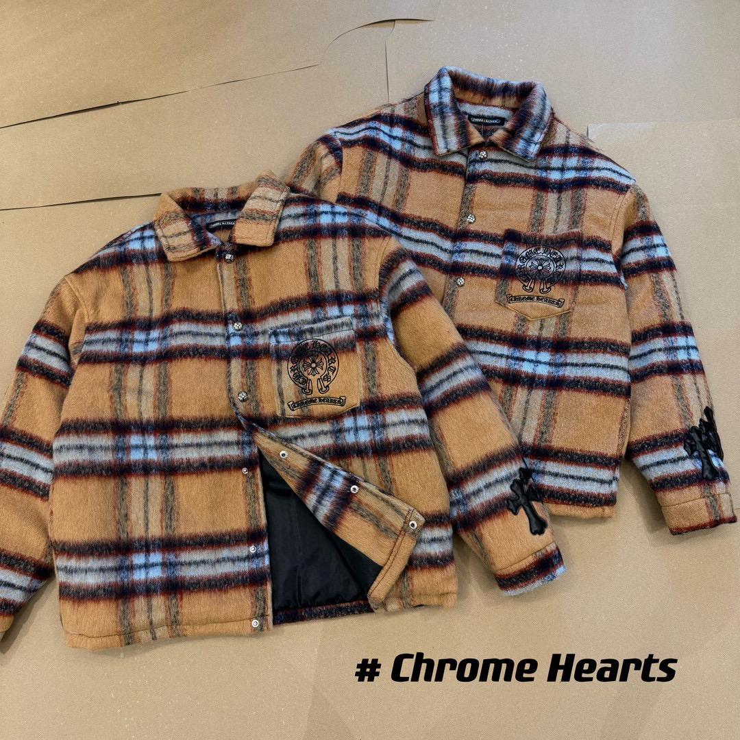 Chrome Hearts Plaid Jacket - DesignerGu