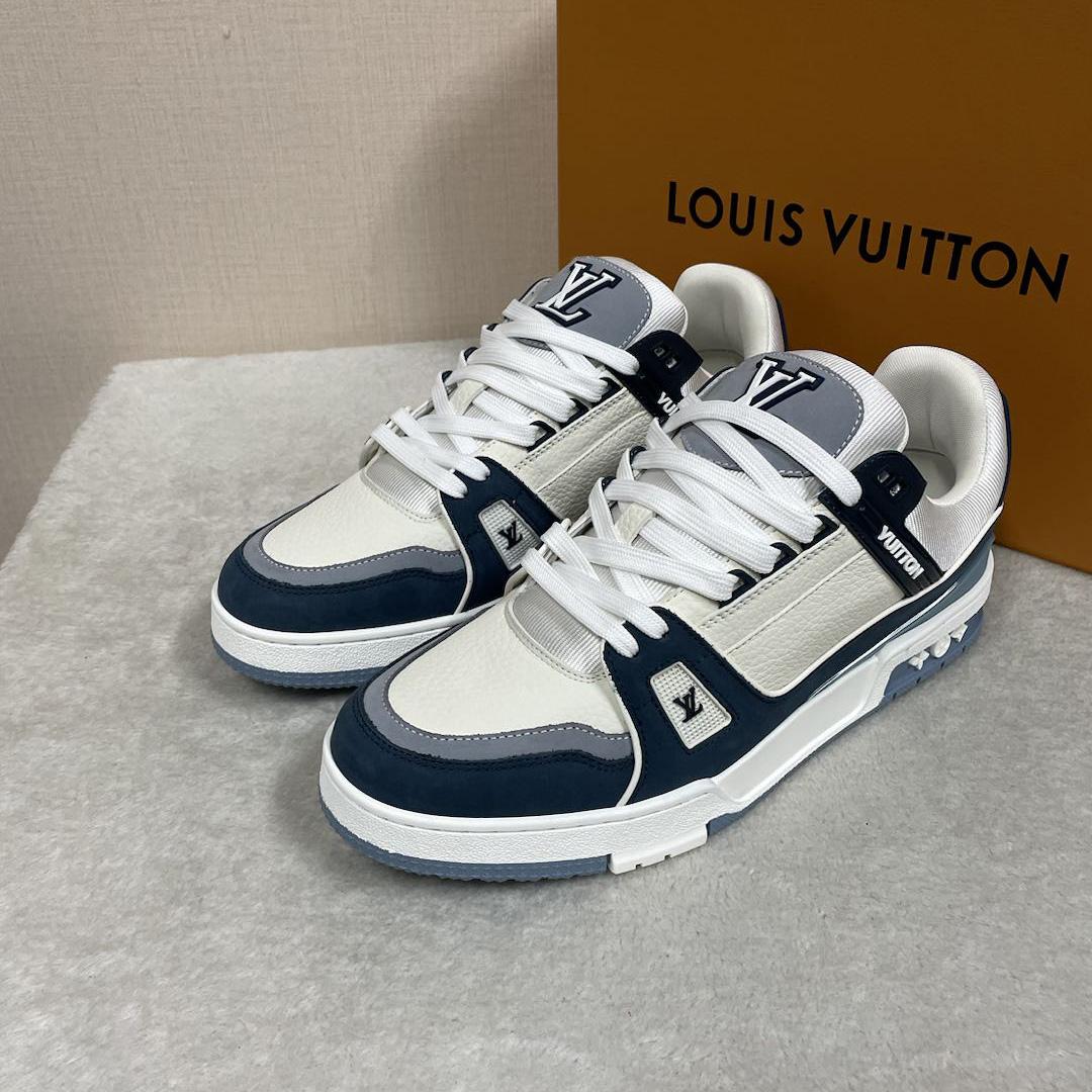 Louis Vuitton LV Trainer Sneaker       1ABLUW - DesignerGu