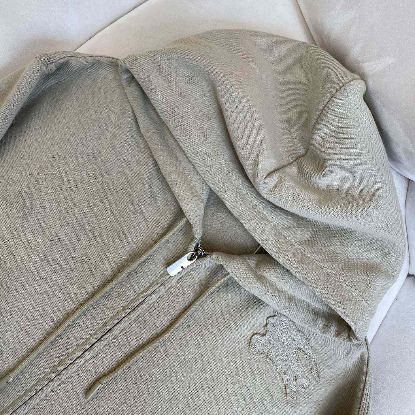 Burberry Cotton Blend Zip Hoodie - DesignerGu