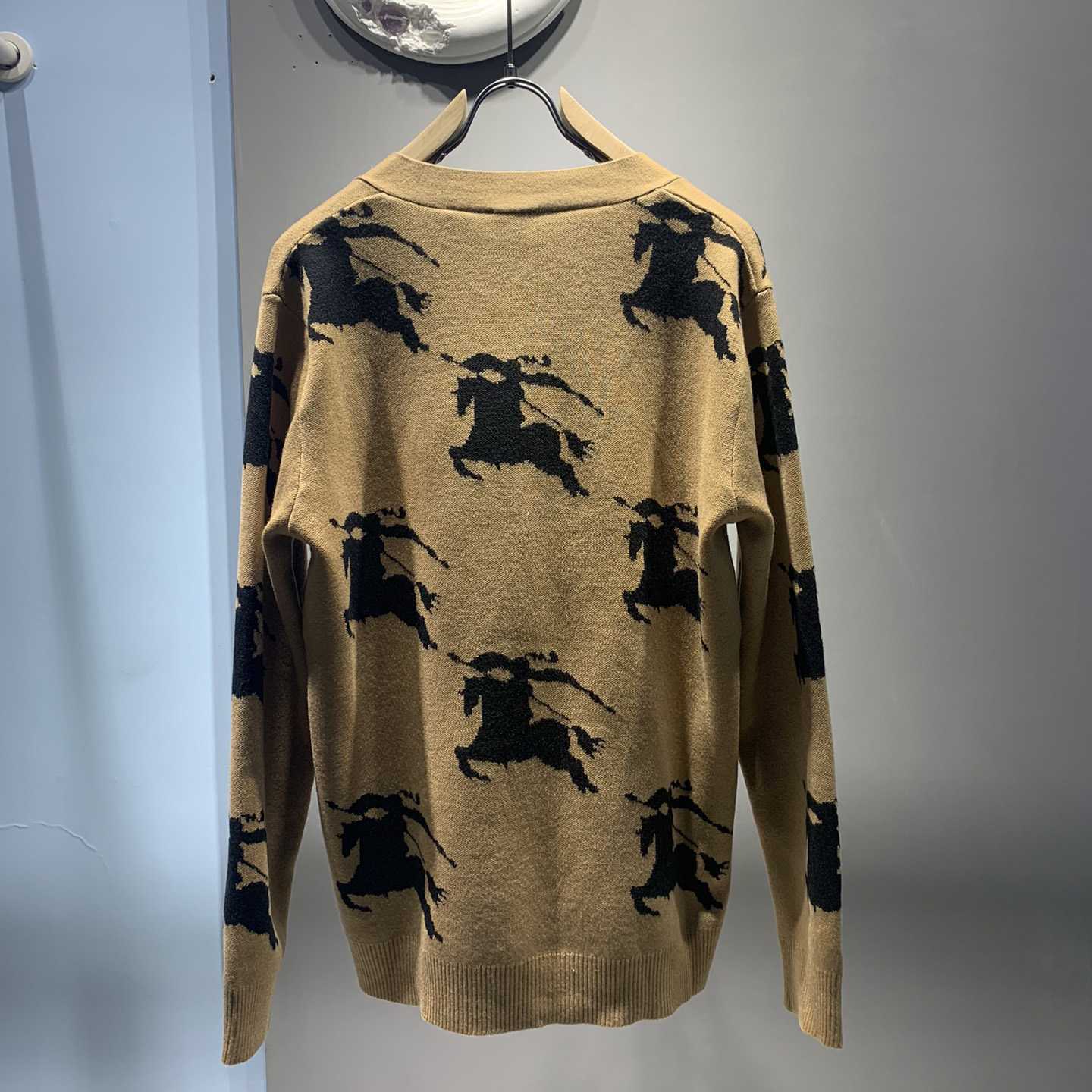 Burberry EKD Intarsia-knit Cardigan - DesignerGu