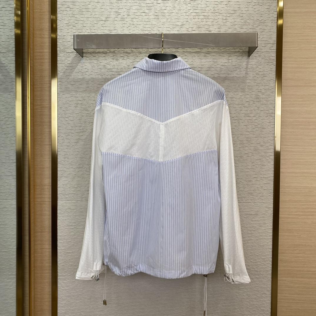 Christian Dior Couture Two-Material Zipped Shirt - DesignerGu